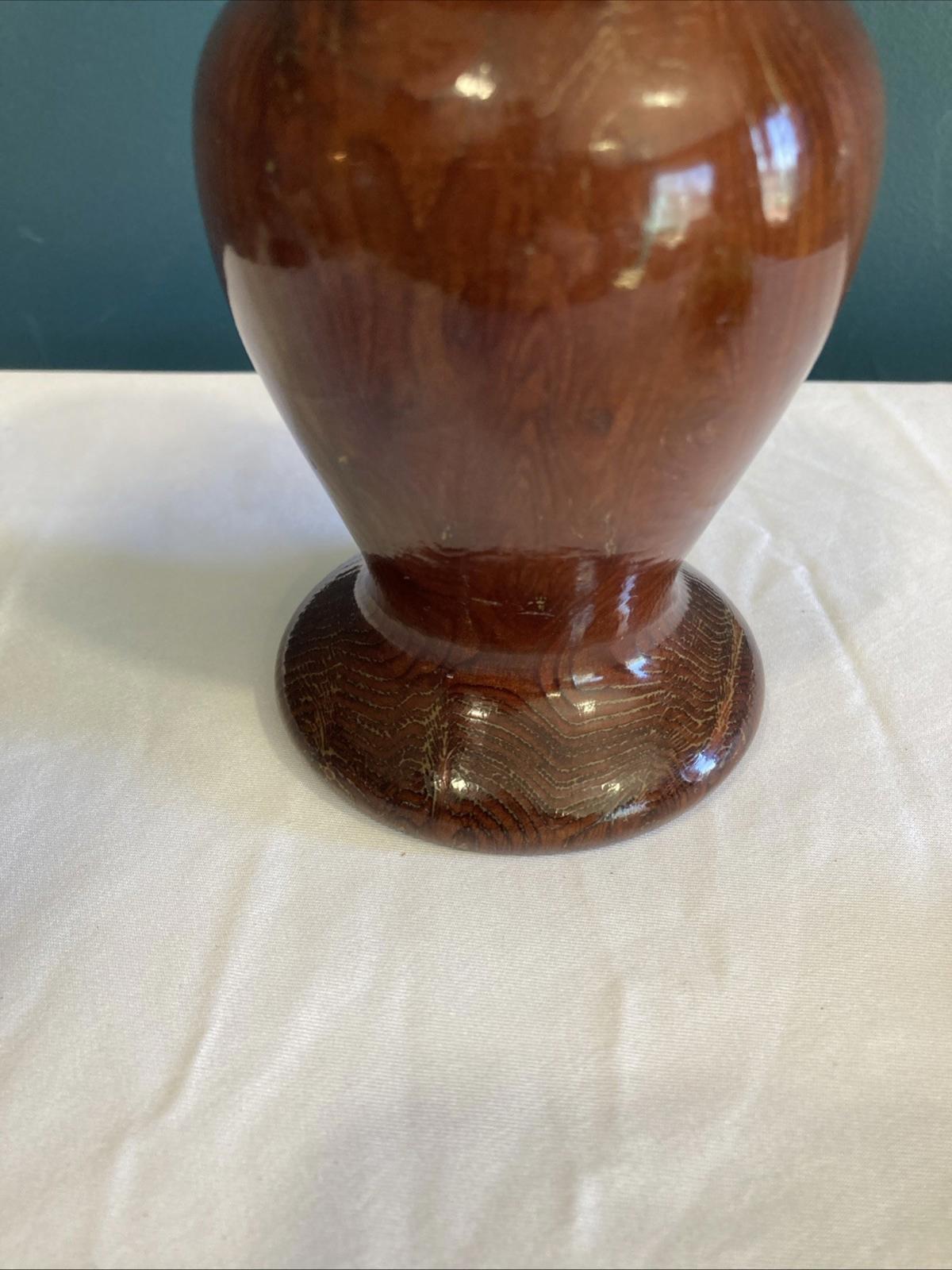 Vintage California Redwood Burl Vase or Candle Holder