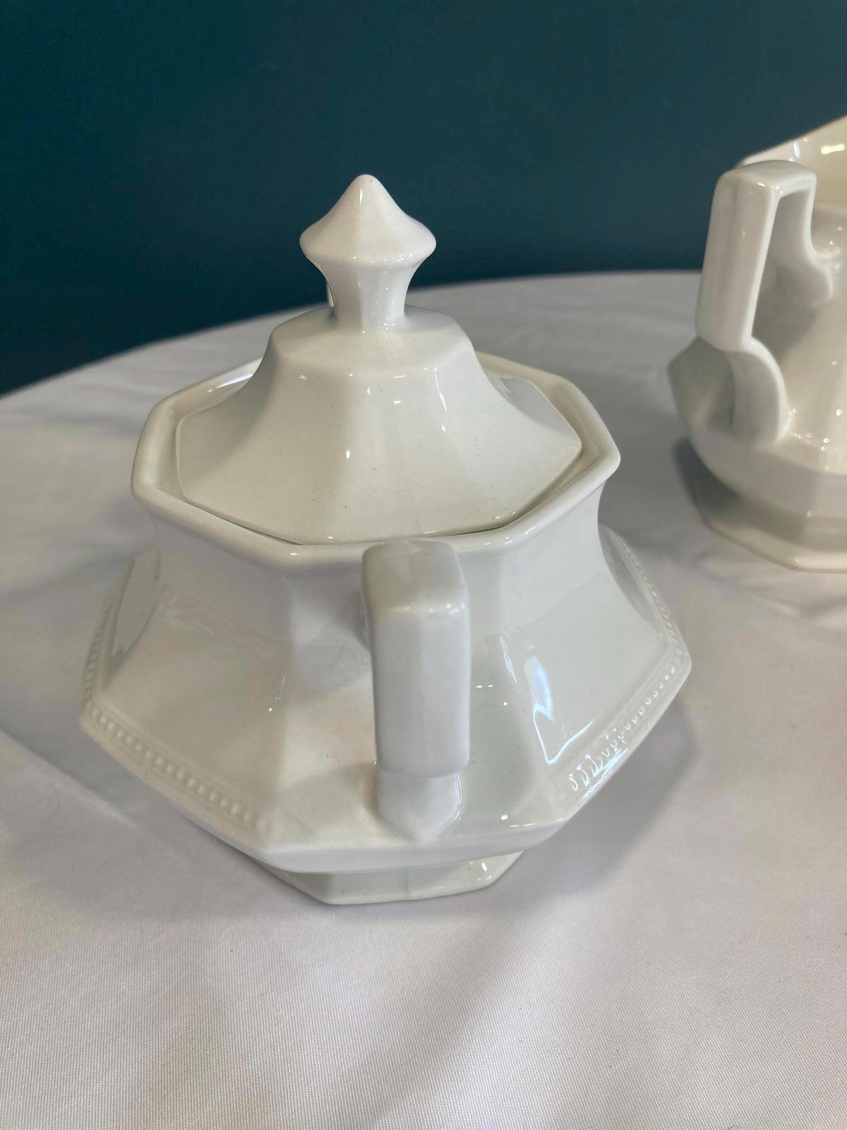 Vintage Johnson Brothers England Ironstone Cream and Sugar