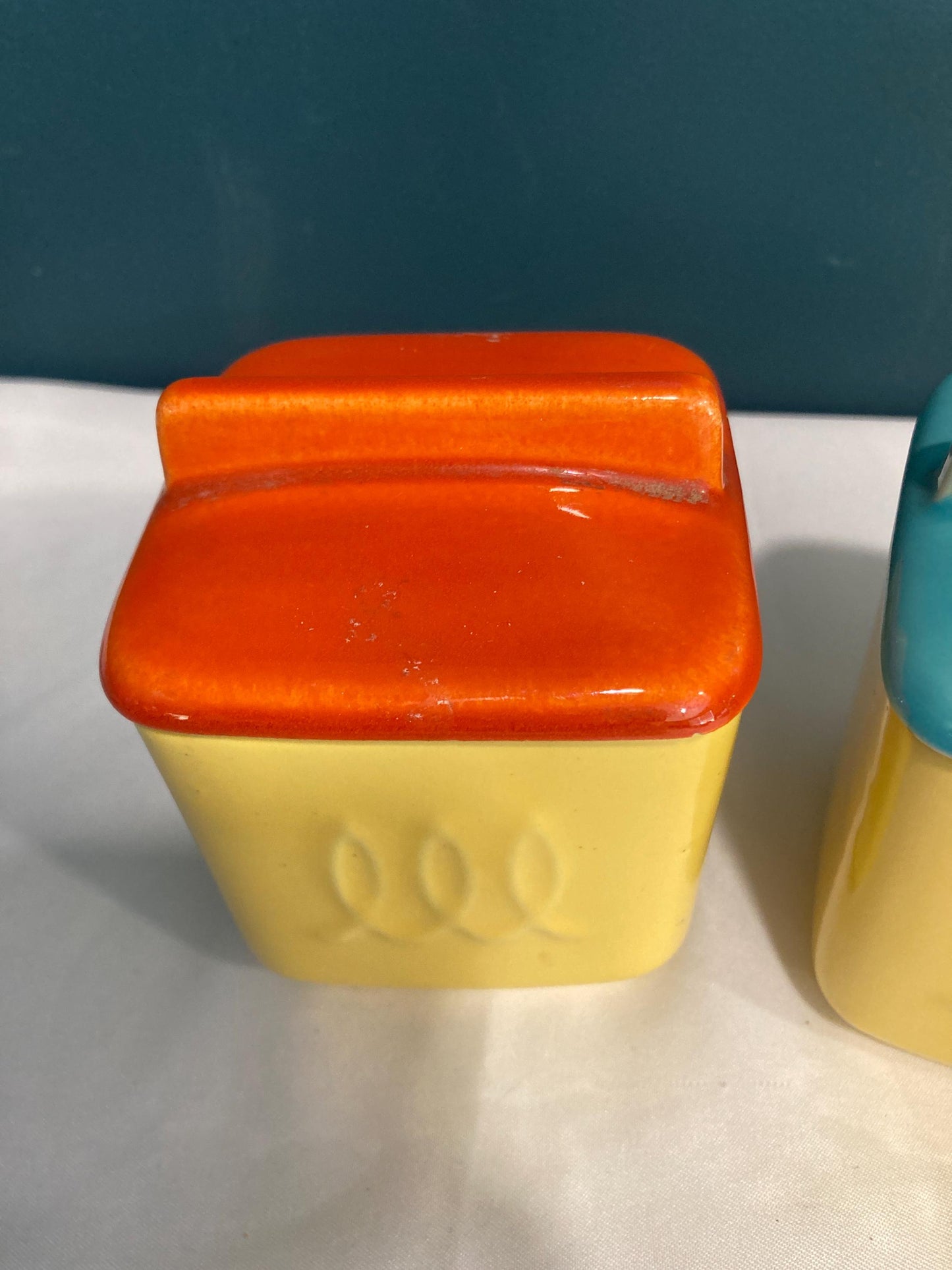 Vintage Franciscan Pottery Jam Jars, Set of 2