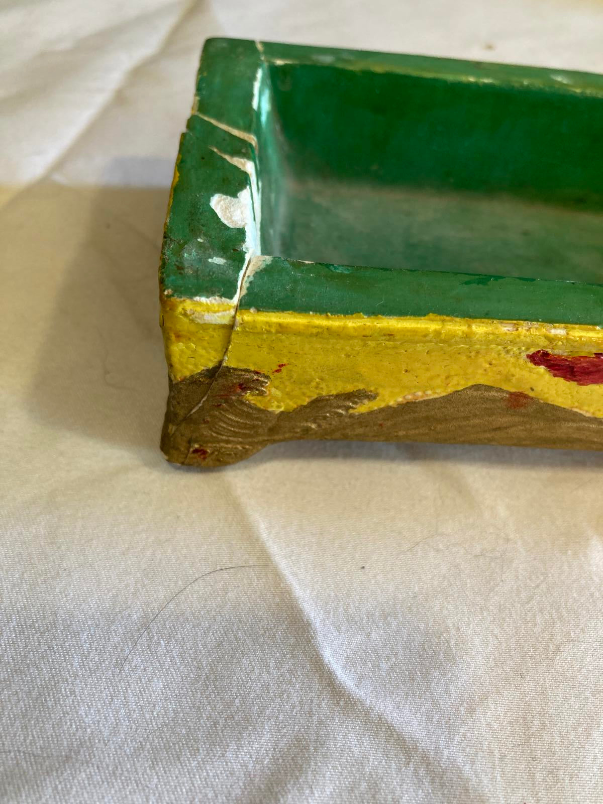Vintage Dresdencraft Ceramic Dragon Box