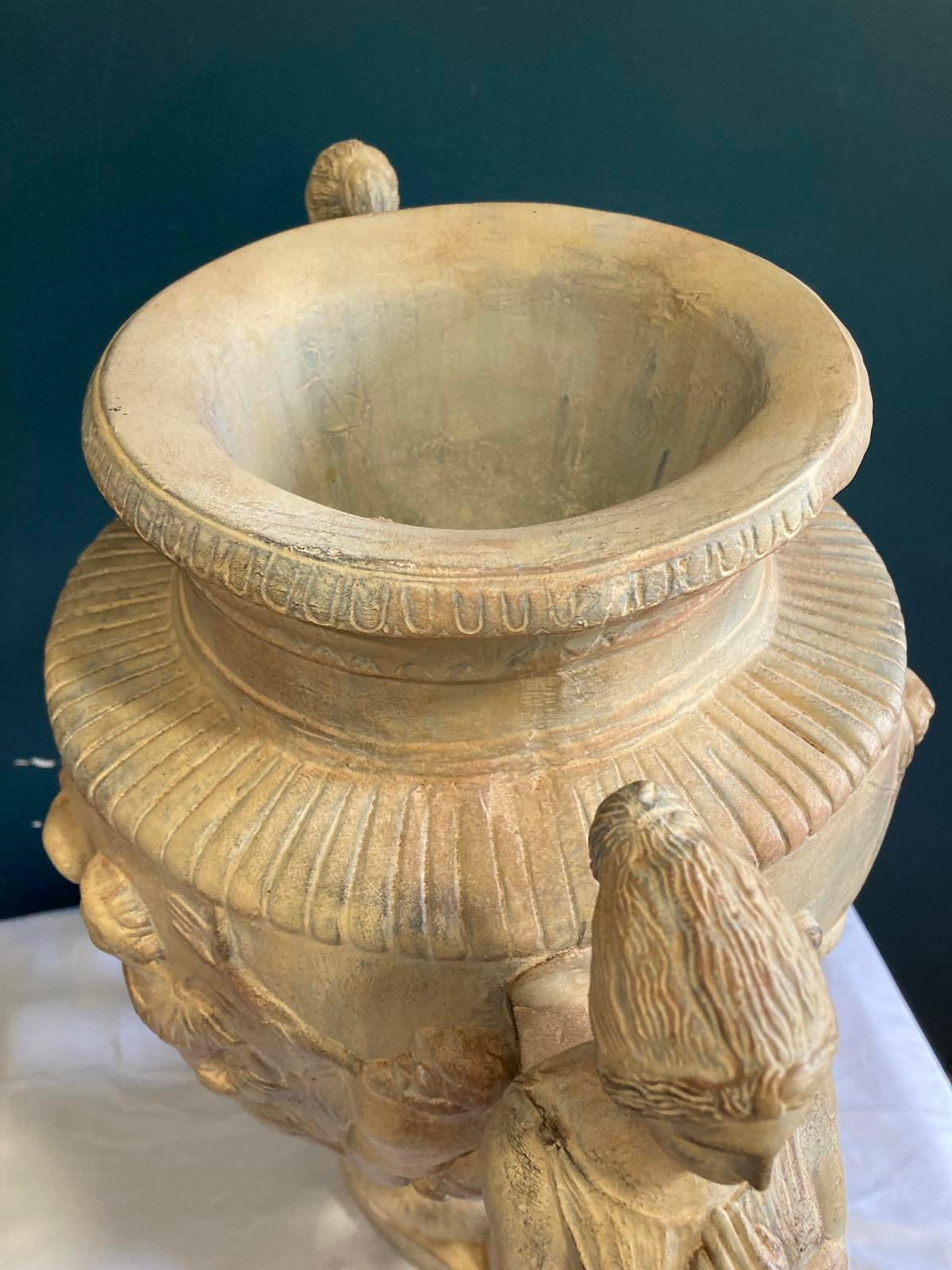 Alva Museum Relicas Townley Vase -Large Neoclassical Urn With Sculptural Handles