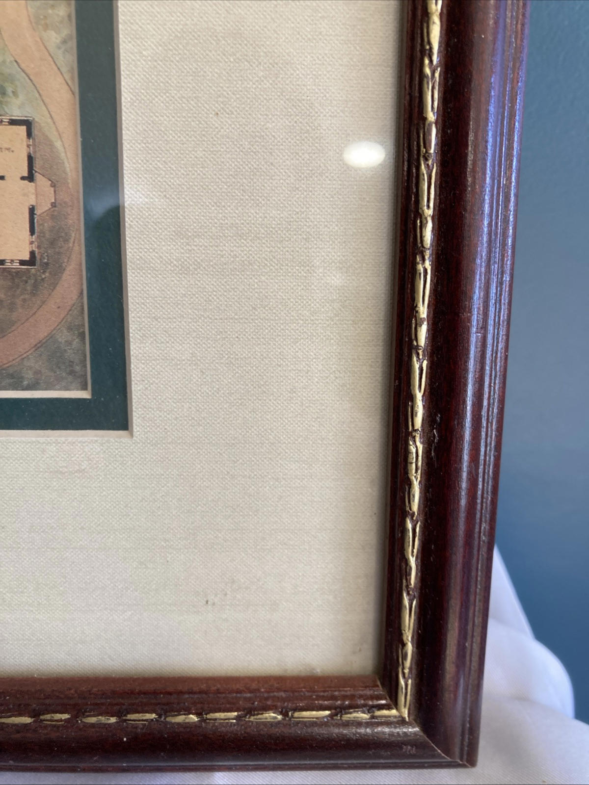 Alexander Jackson Davis Castle Print – Framed Architect House Drawing