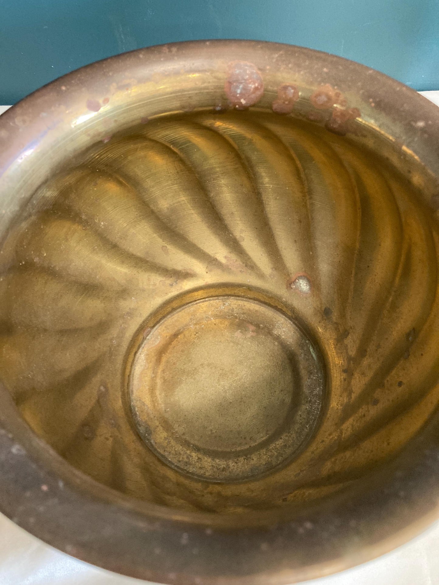 Vintage Brass Planters, Set of 2