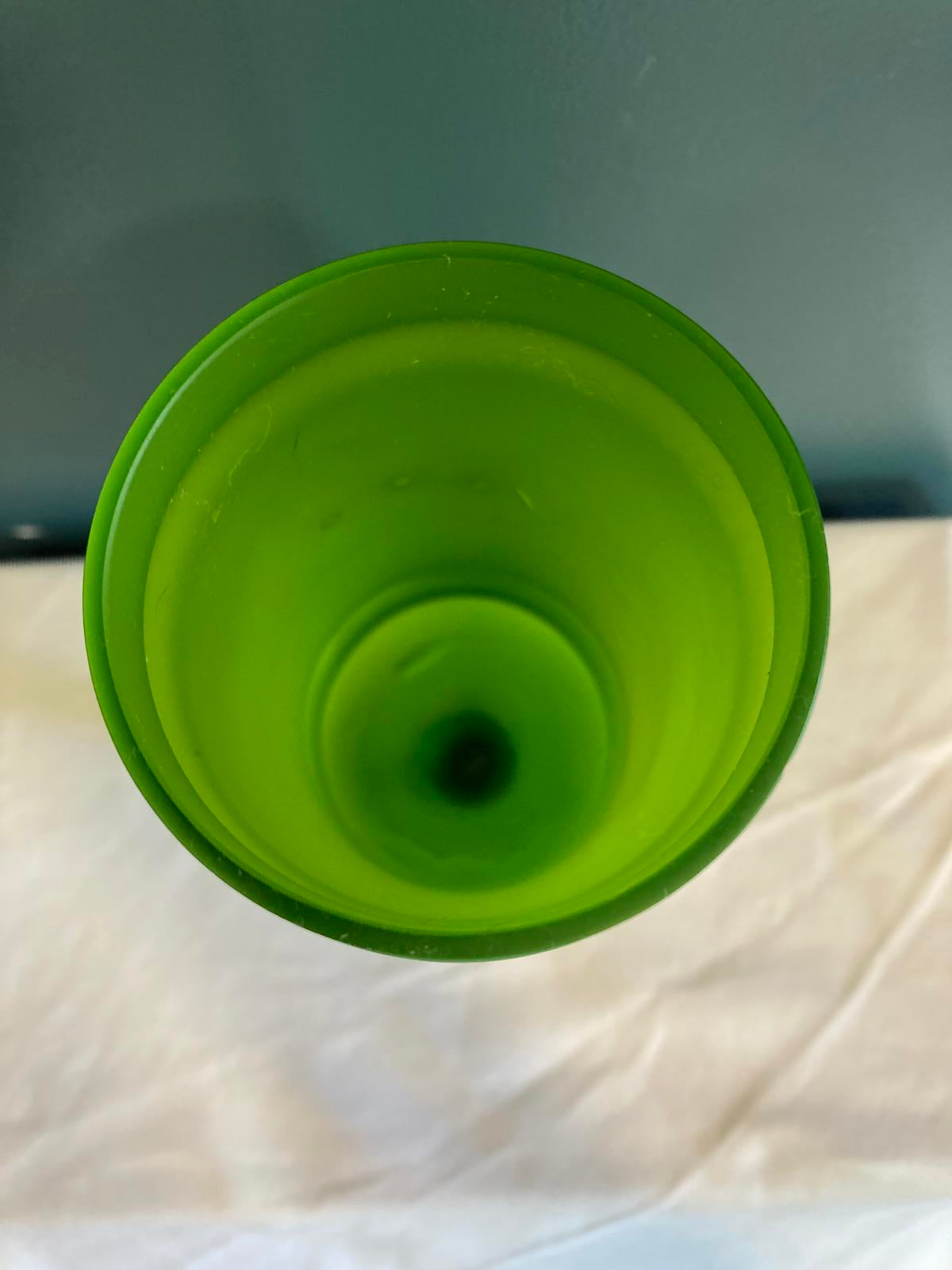 Carlo Moretti Green Satin Art Glass Vase – Vintage Finds
