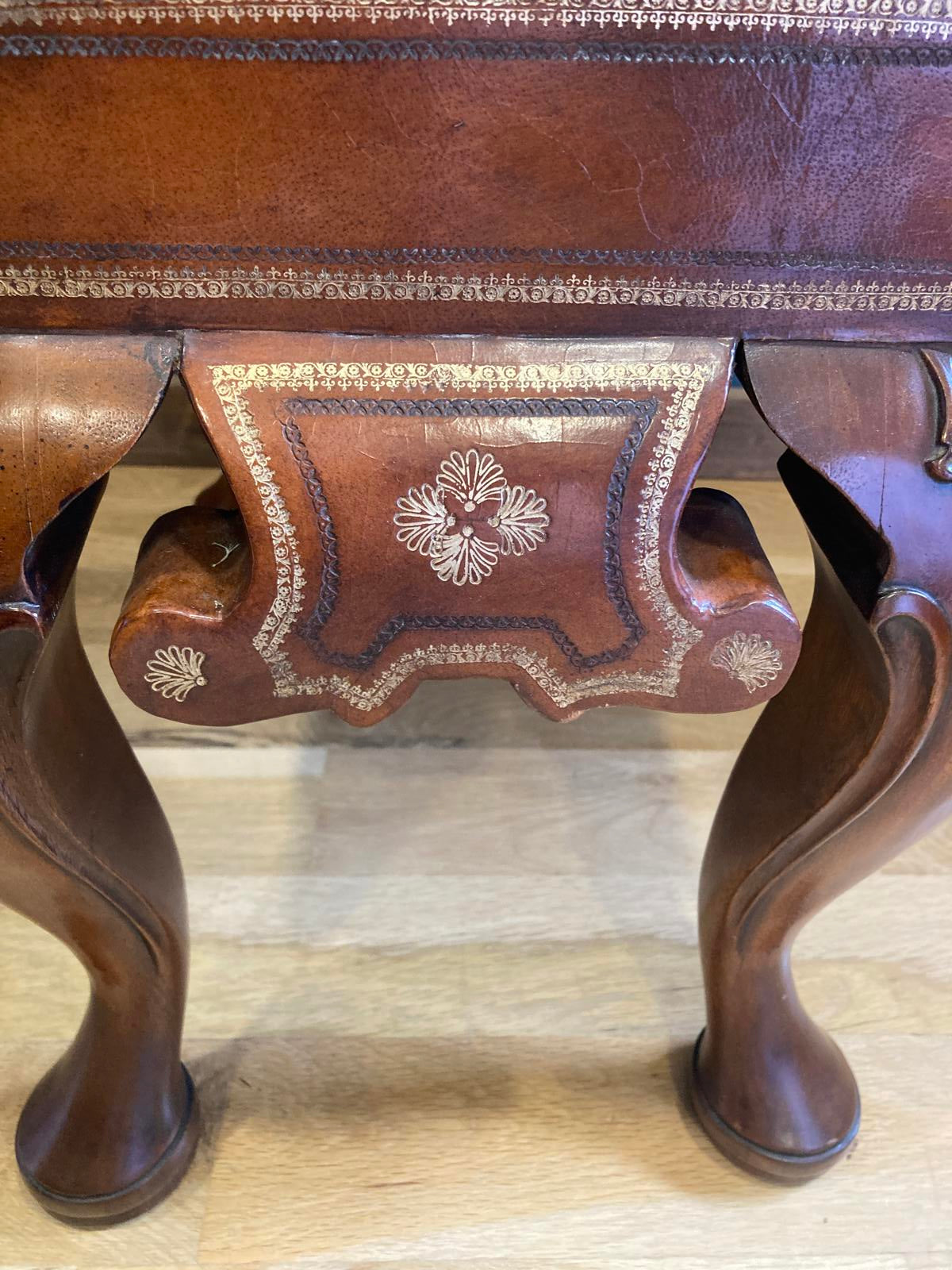 Maitland-Smith Faux Book Chest Side Table With Cabriole Legs