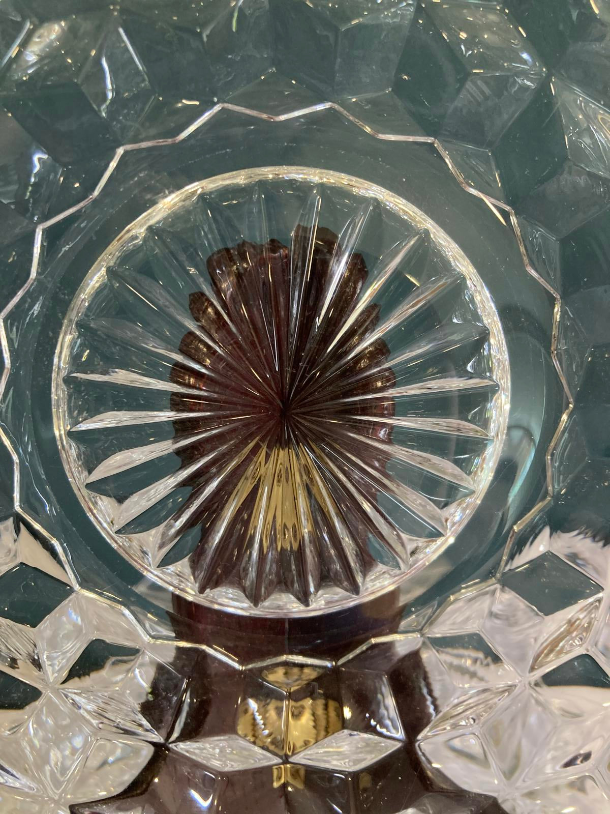 Fostoria Cubist Glass Salad Plates , Set of 4