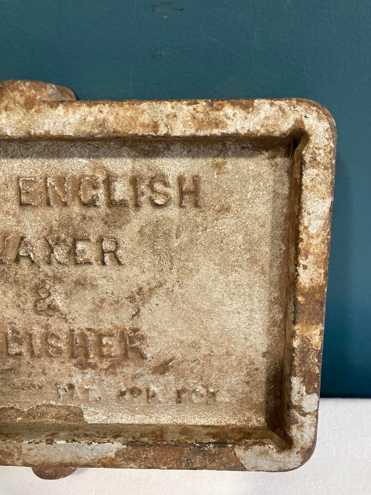 Old English Waxer & Polisher Metal Tray