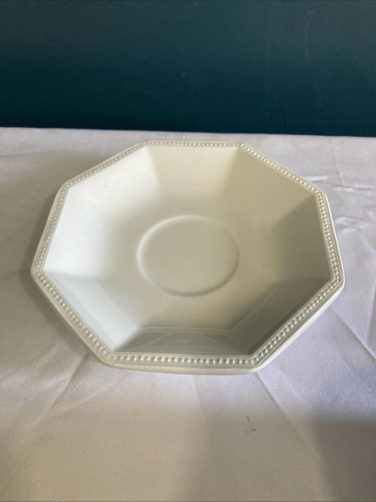 Johnson Brothers Heritage Ironstone White Coffee/Tea Cup 3" High Vintage Bead