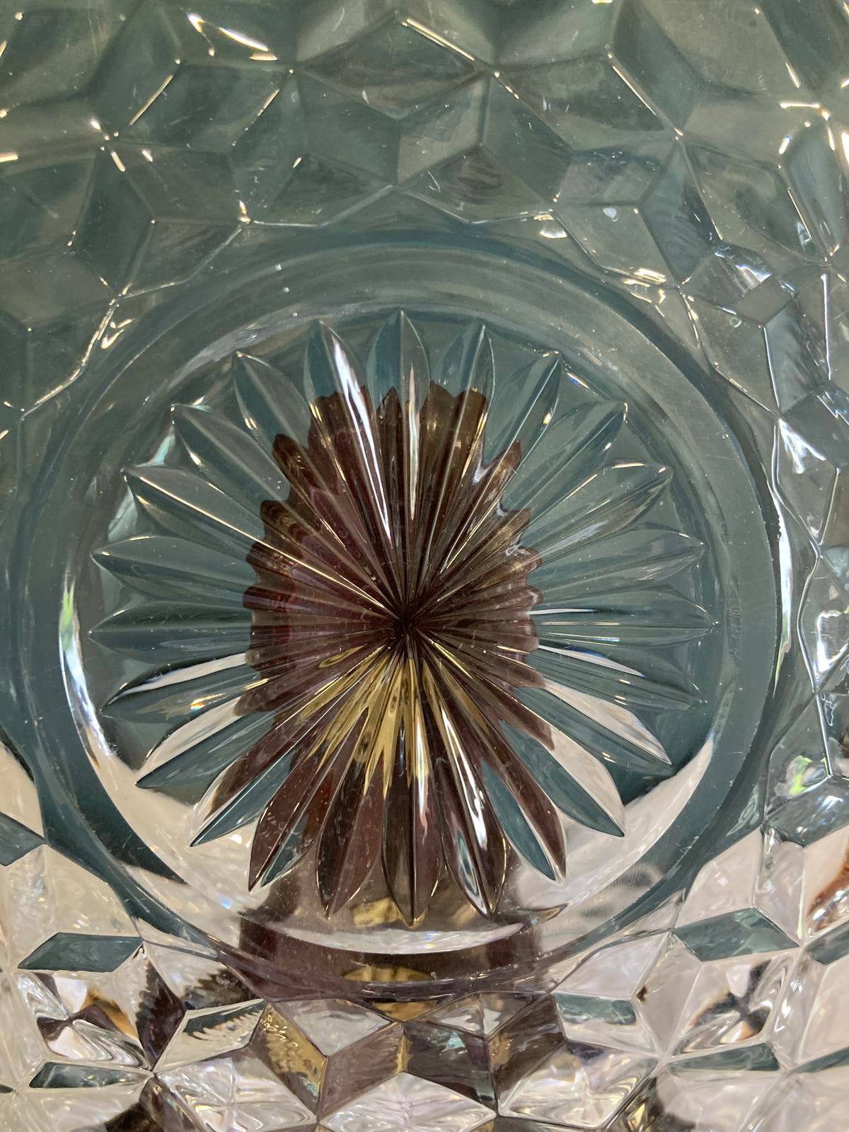 Fostoria Cubist Glass Salad Plates , Set of 4