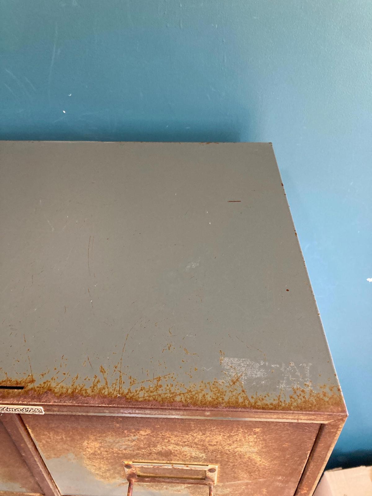 Mid-Century Steelmaster Index Card Filing Drawer Cabinet