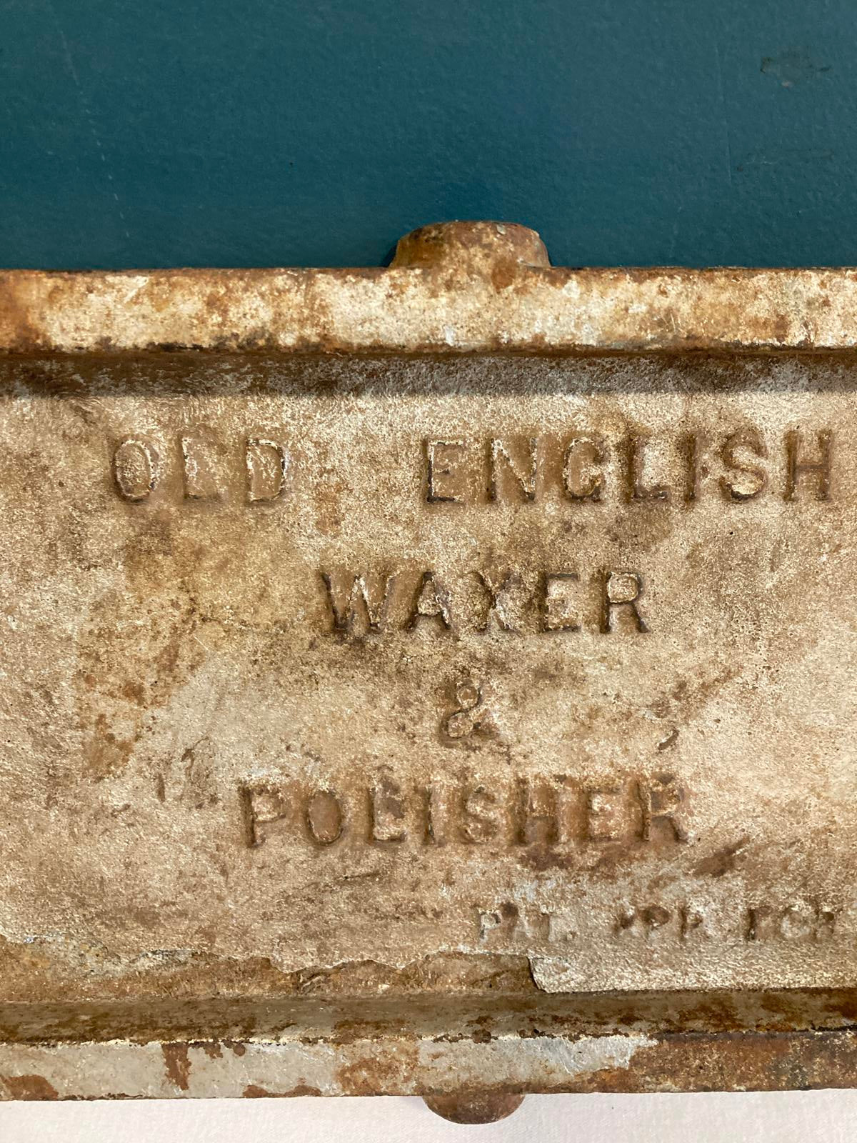 Old English Waxer & Polisher Metal Tray