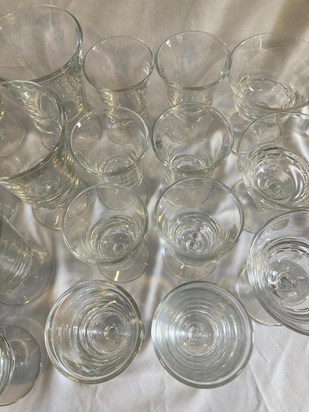 Fostoria “Century” Glassware Set – Elegant Vintage Finds Collection (Set of 24)