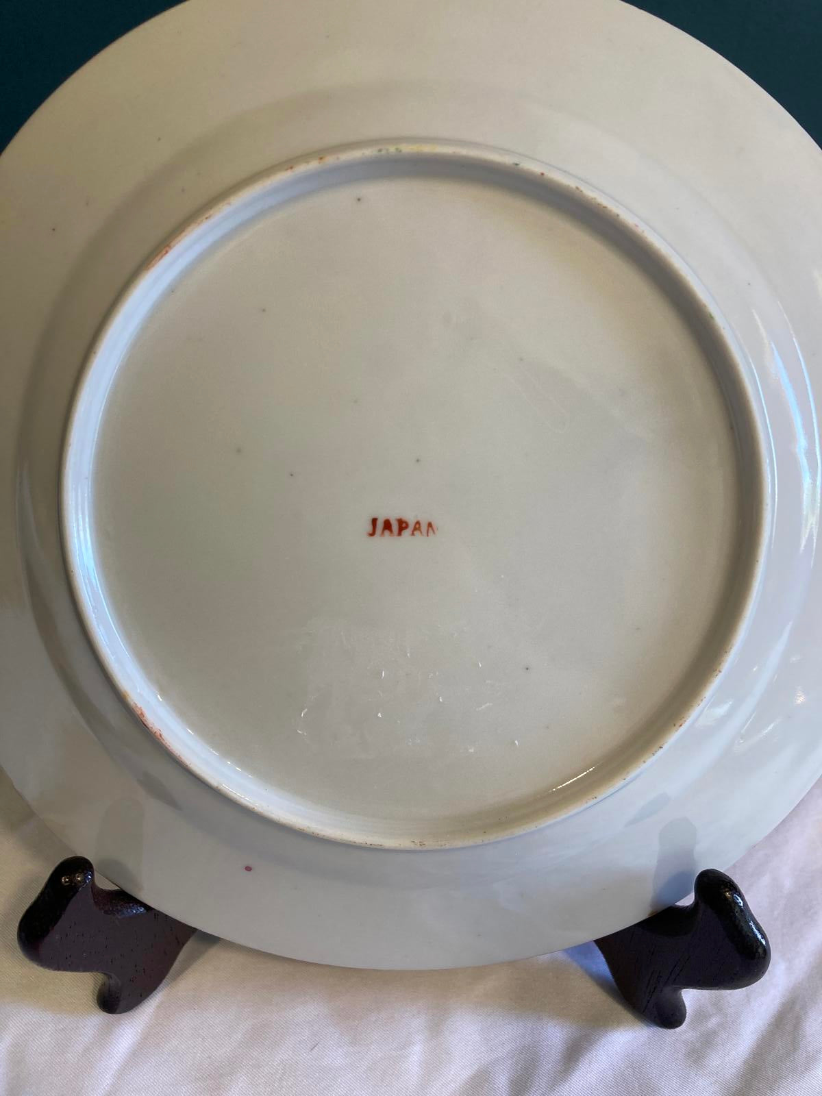 Hand-Painted Japanese Geisha Scene Plate – Vintage Finds