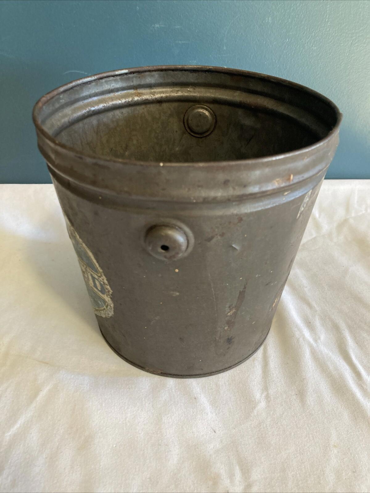 Vintage Armour's White Cloud Shortening Can – 4 Lb Metal Bucket