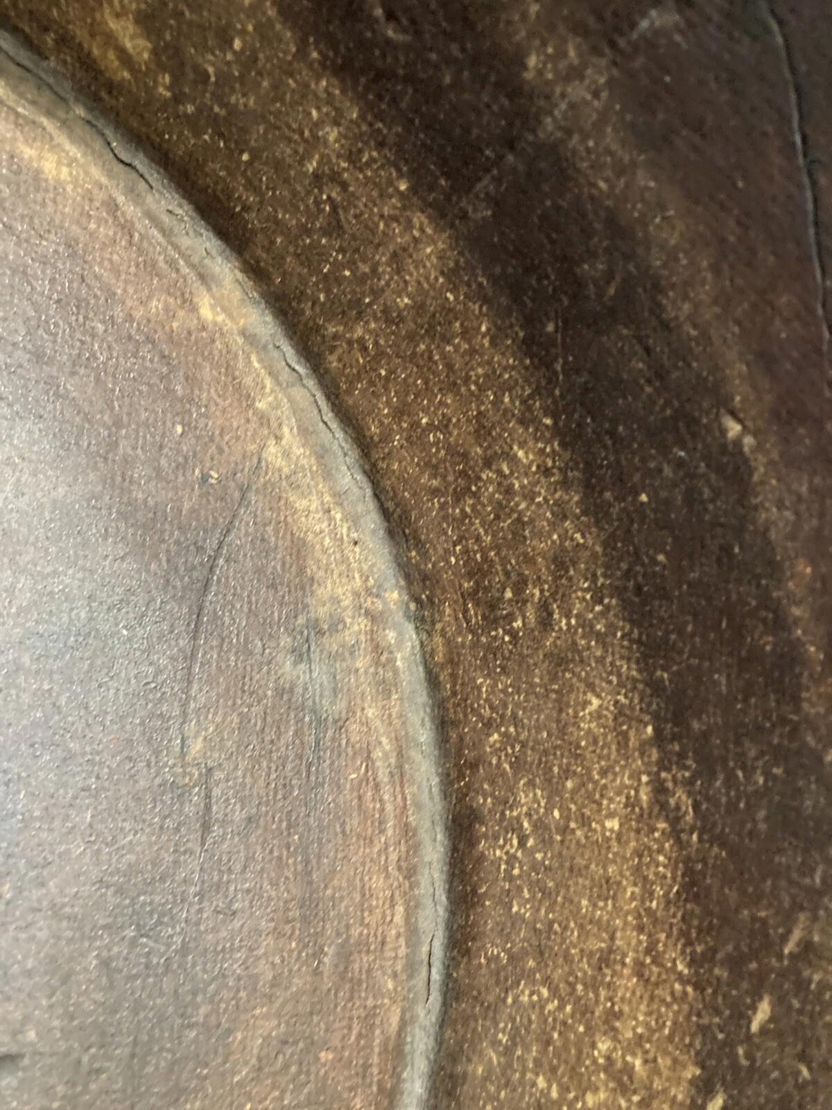 Antique Primitive 1800s Fibre Bowl with Handles – United Industrial 16” USA Made