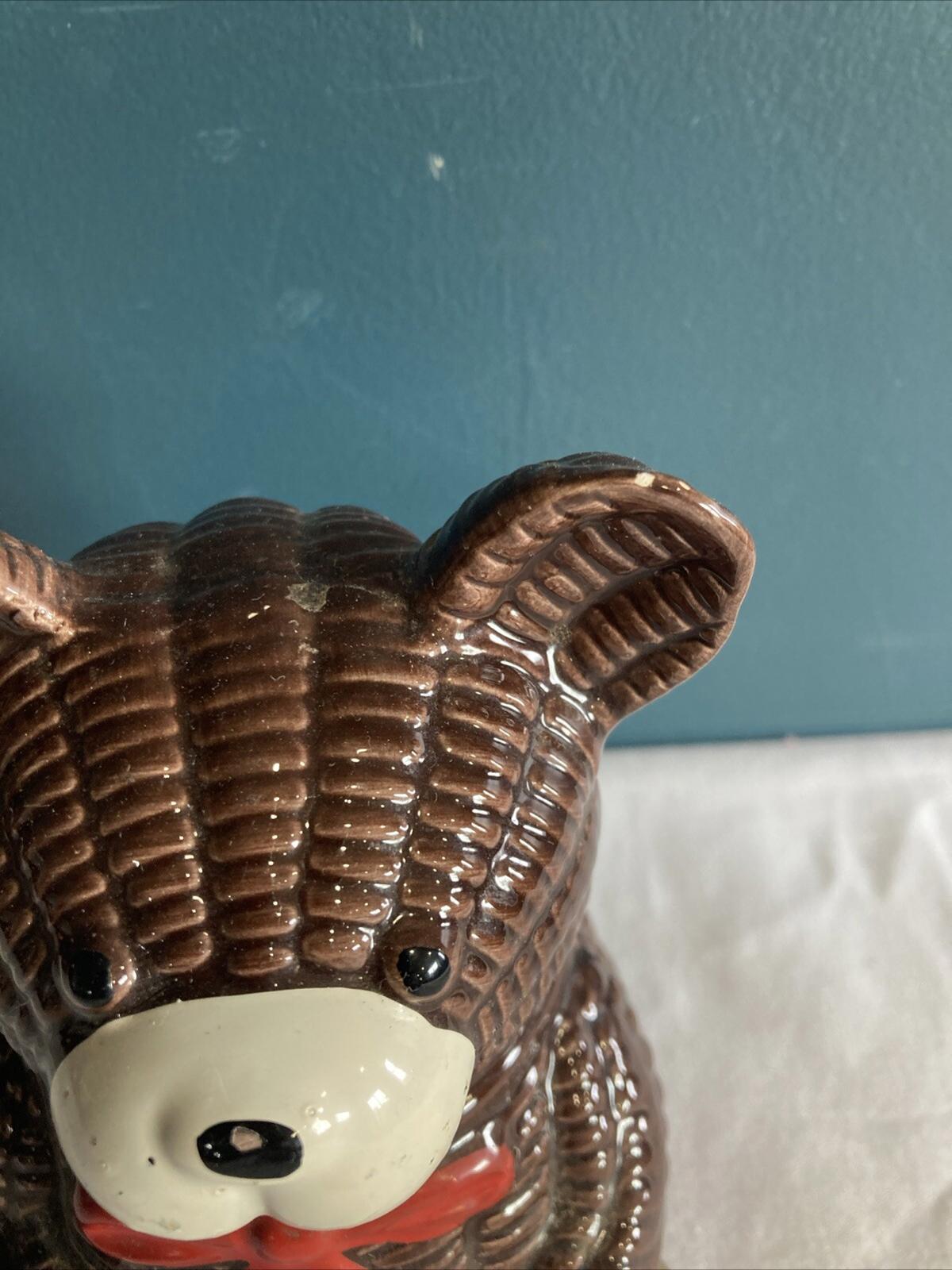 Otigiri Ceramic Brown Bear Jelly or Honey Jar