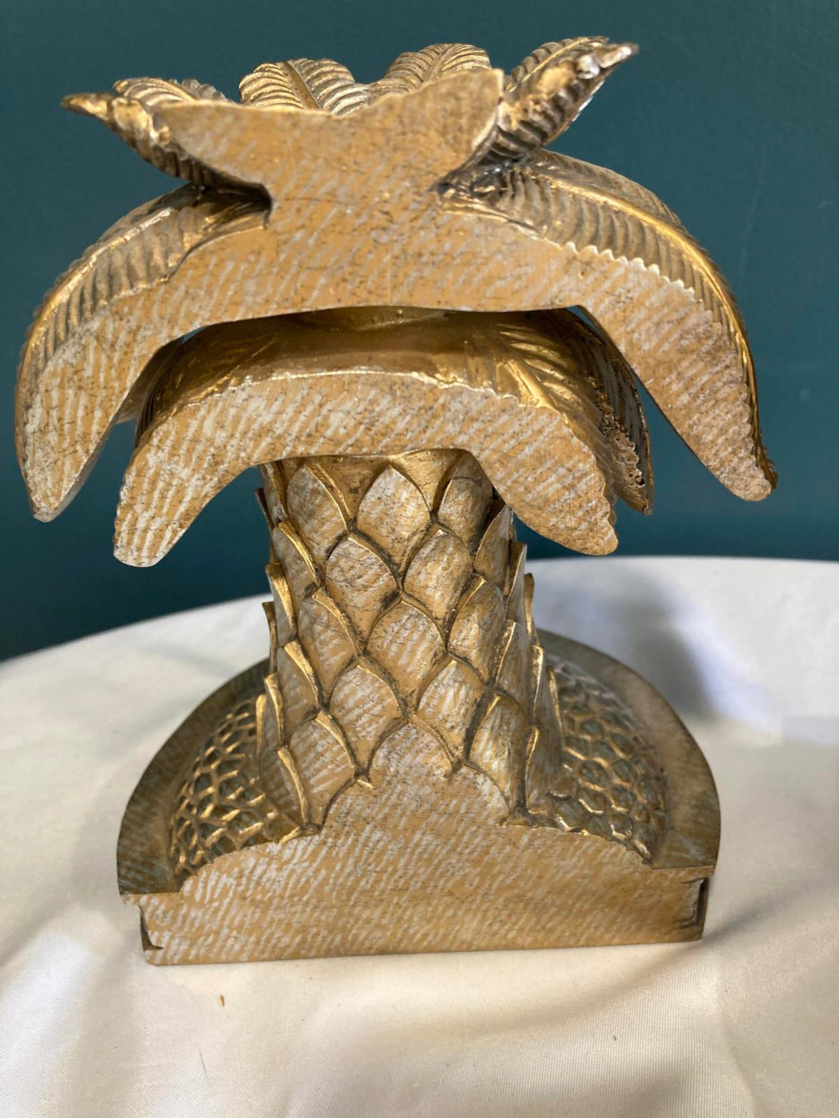 Vintage Ceramic Palm Tree Bookends | Vintage Finds