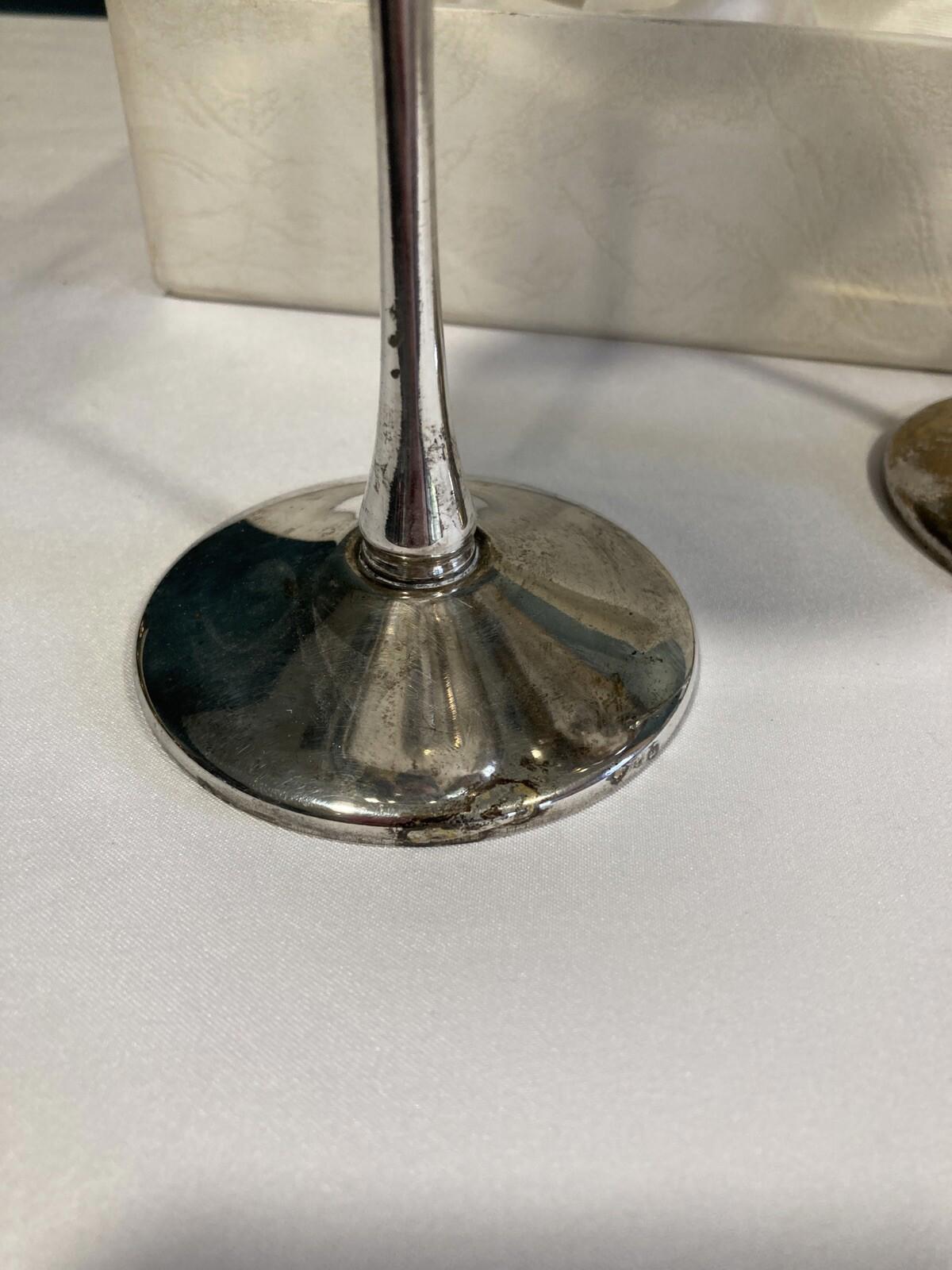 Set of 2 Leonard Italy Silver-Plated Goblets – Vintage Italian Chalices