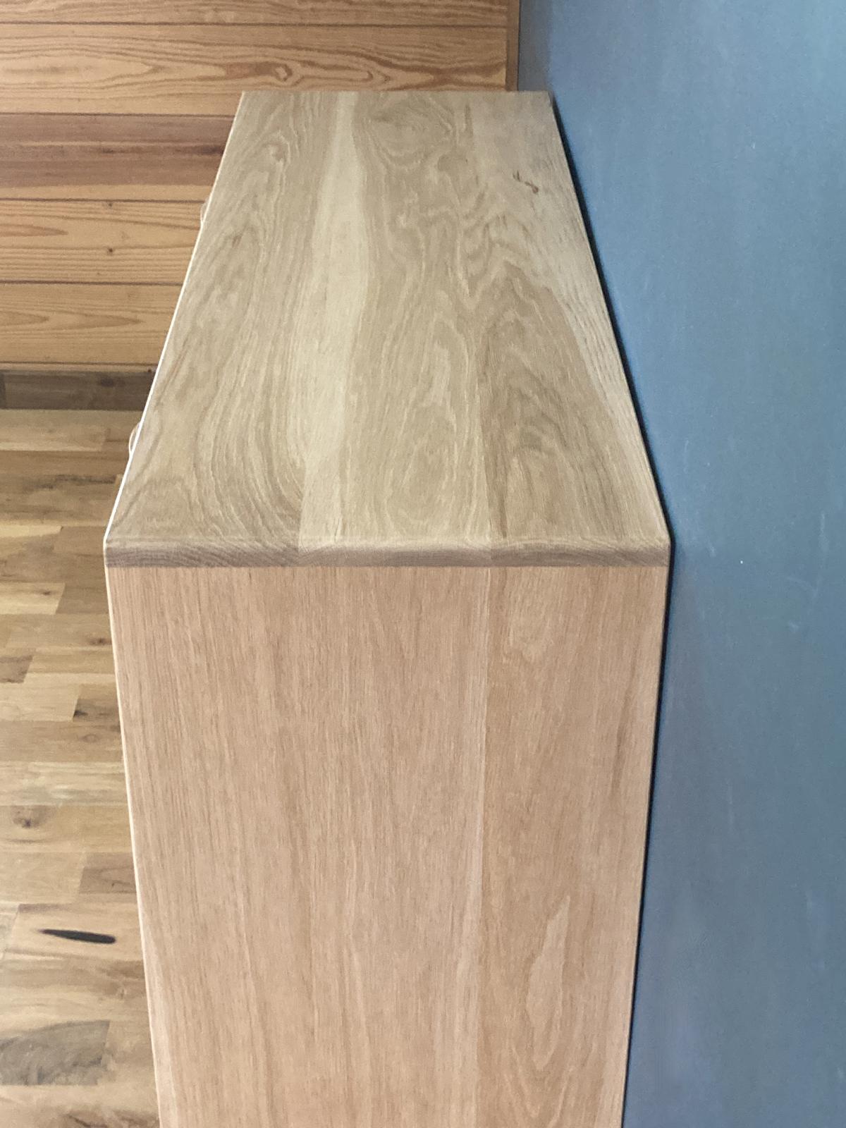 Custom Handmade Oak Sideboard – Mid-Century Modern Style