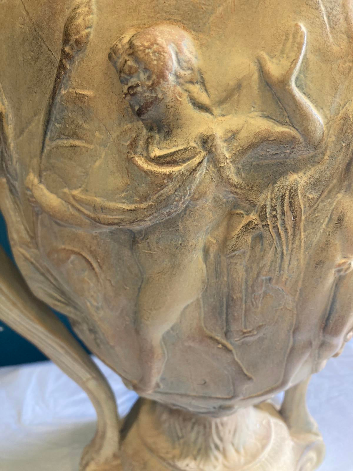 Alva Museum Relicas Townley Vase -Large Neoclassical Urn With Sculptural Handles