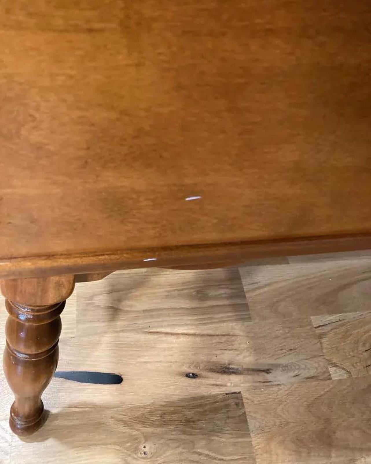 Midcentury Ethan Allen 2-Drawer Side Table