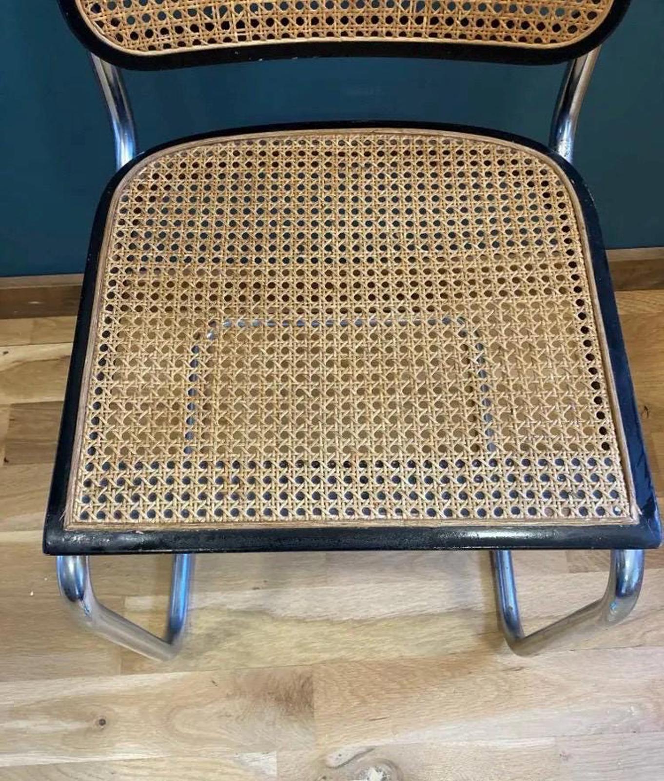 Midcentury Marcel Breuer Cantilever Cane Chair