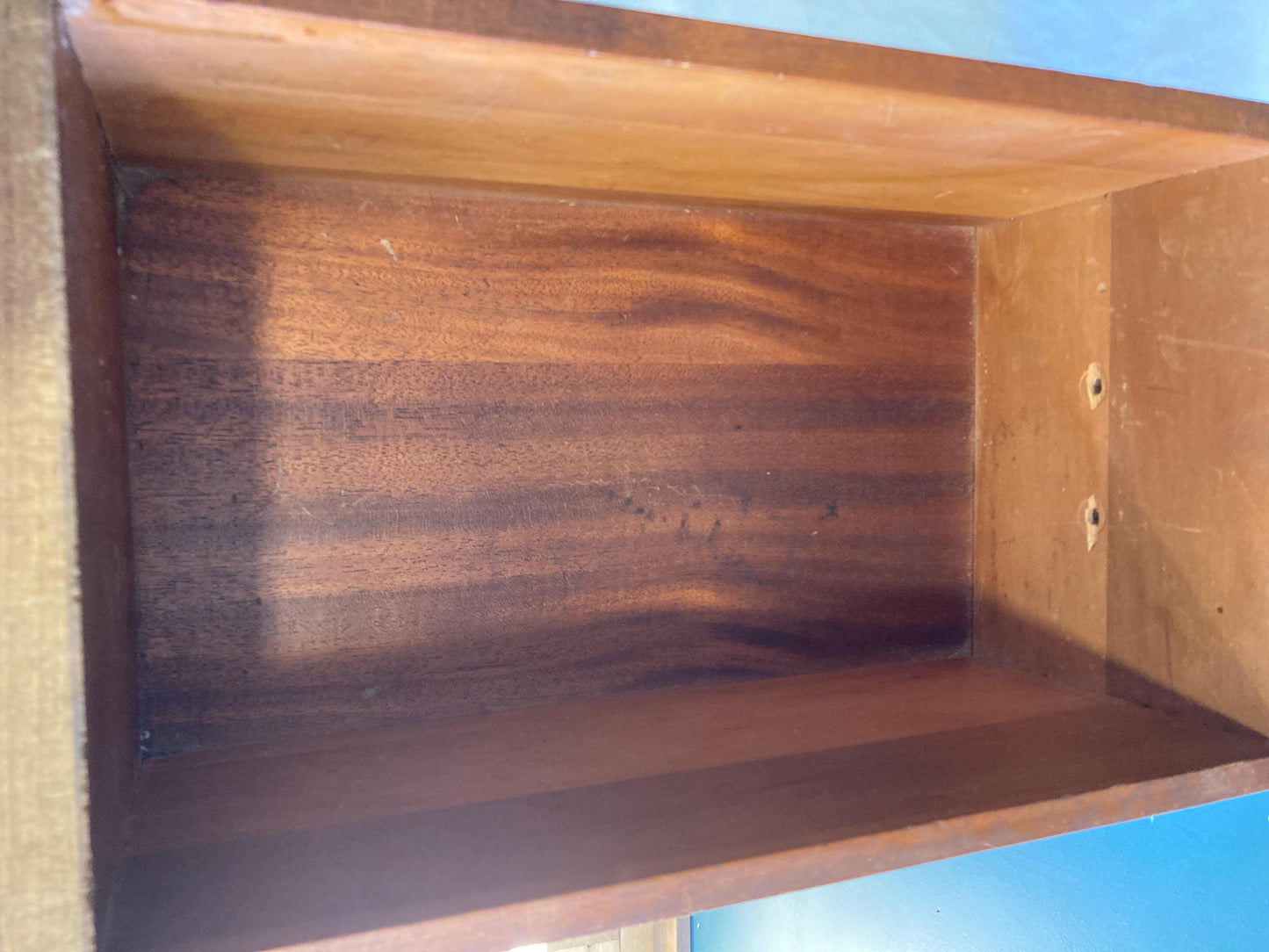 Vintage Solid Wood Box with Dovetails