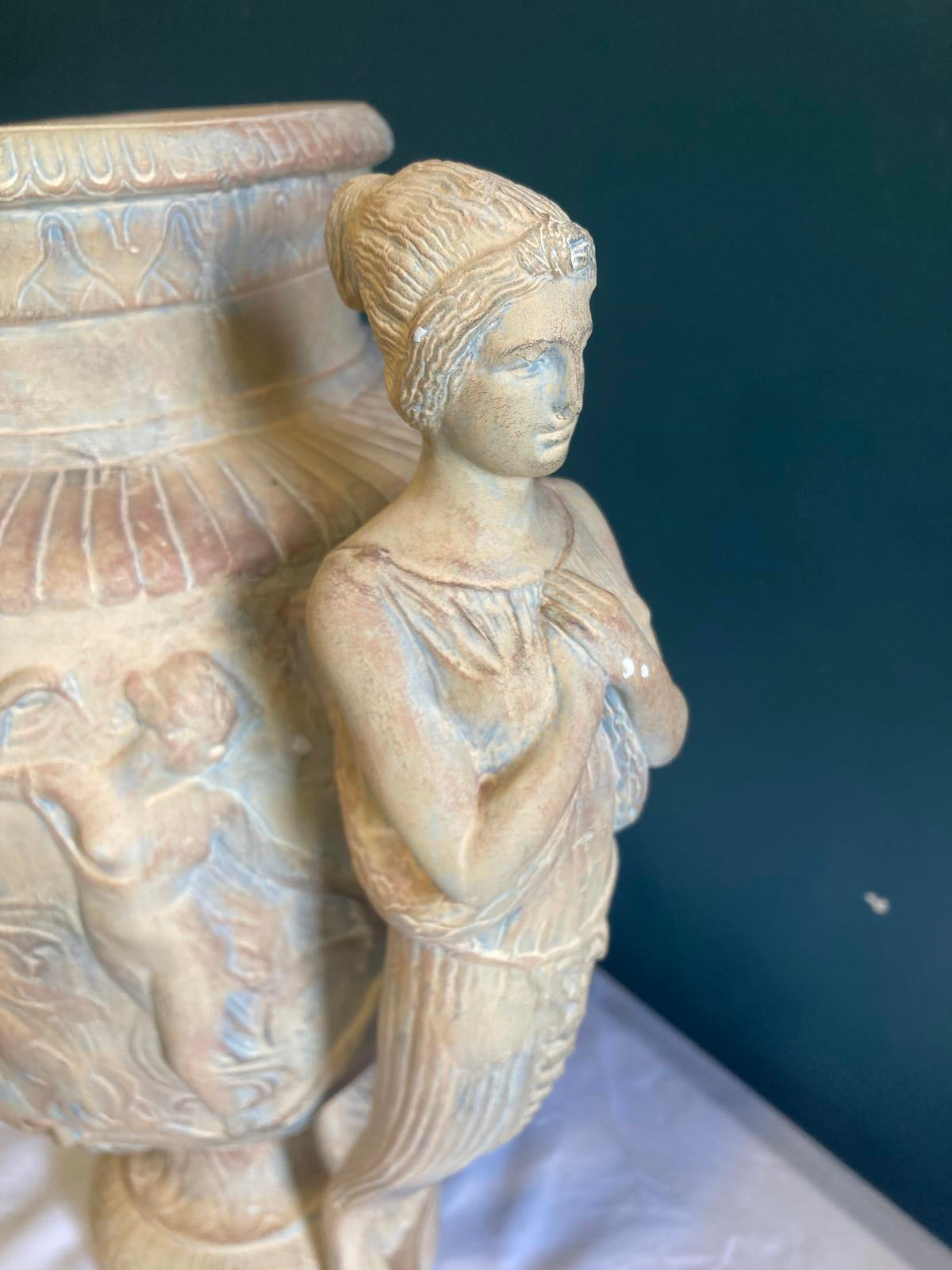 Alva Museum Relicas Townley Vase -Large Neoclassical Urn With Sculptural Handles