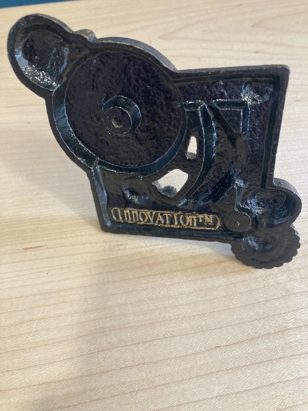 Set of 2 Vintage Ornate Cast Iron Clock Wall Hooks
