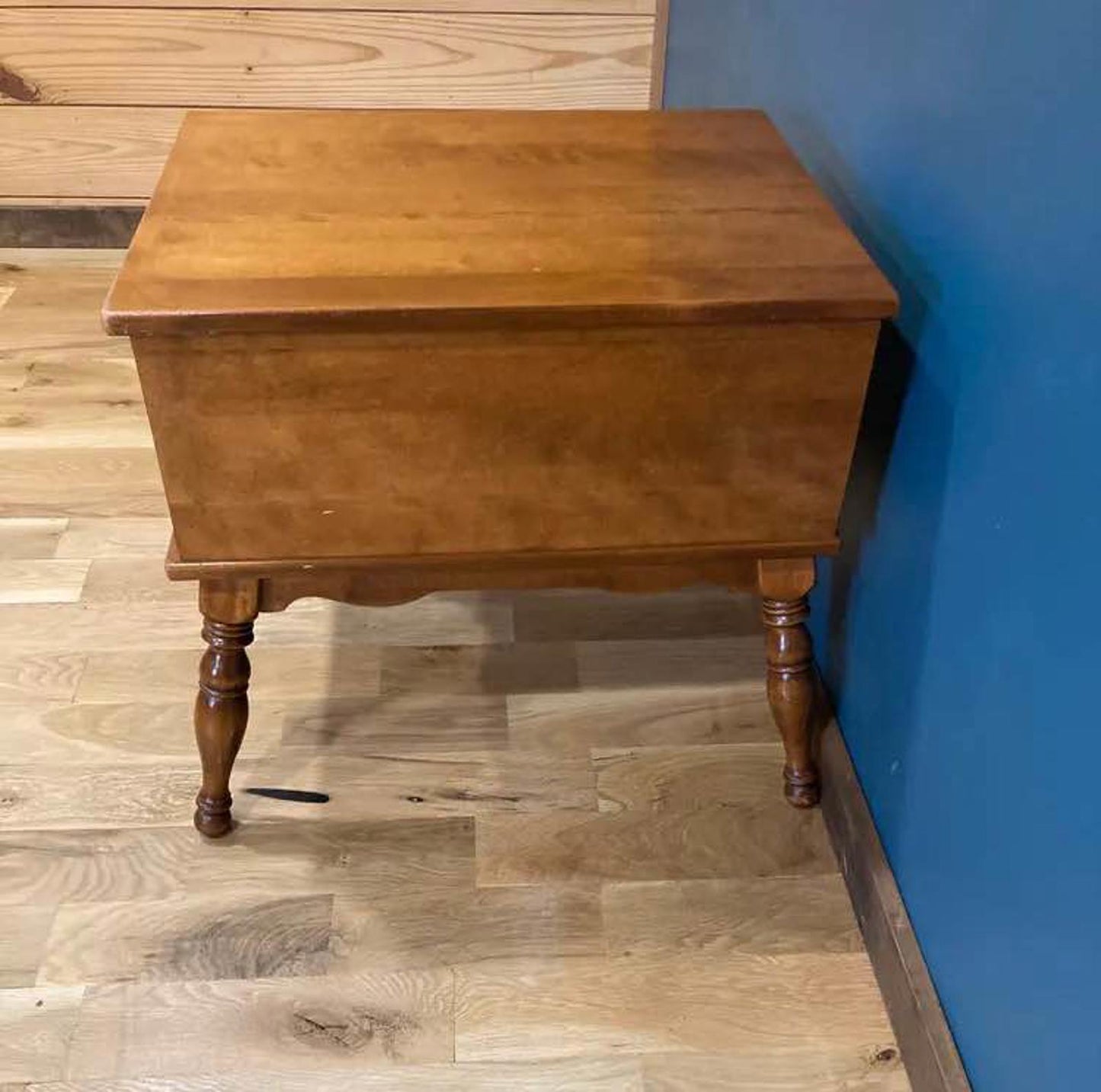 Midcentury Ethan Allen 2-Drawer Side Table