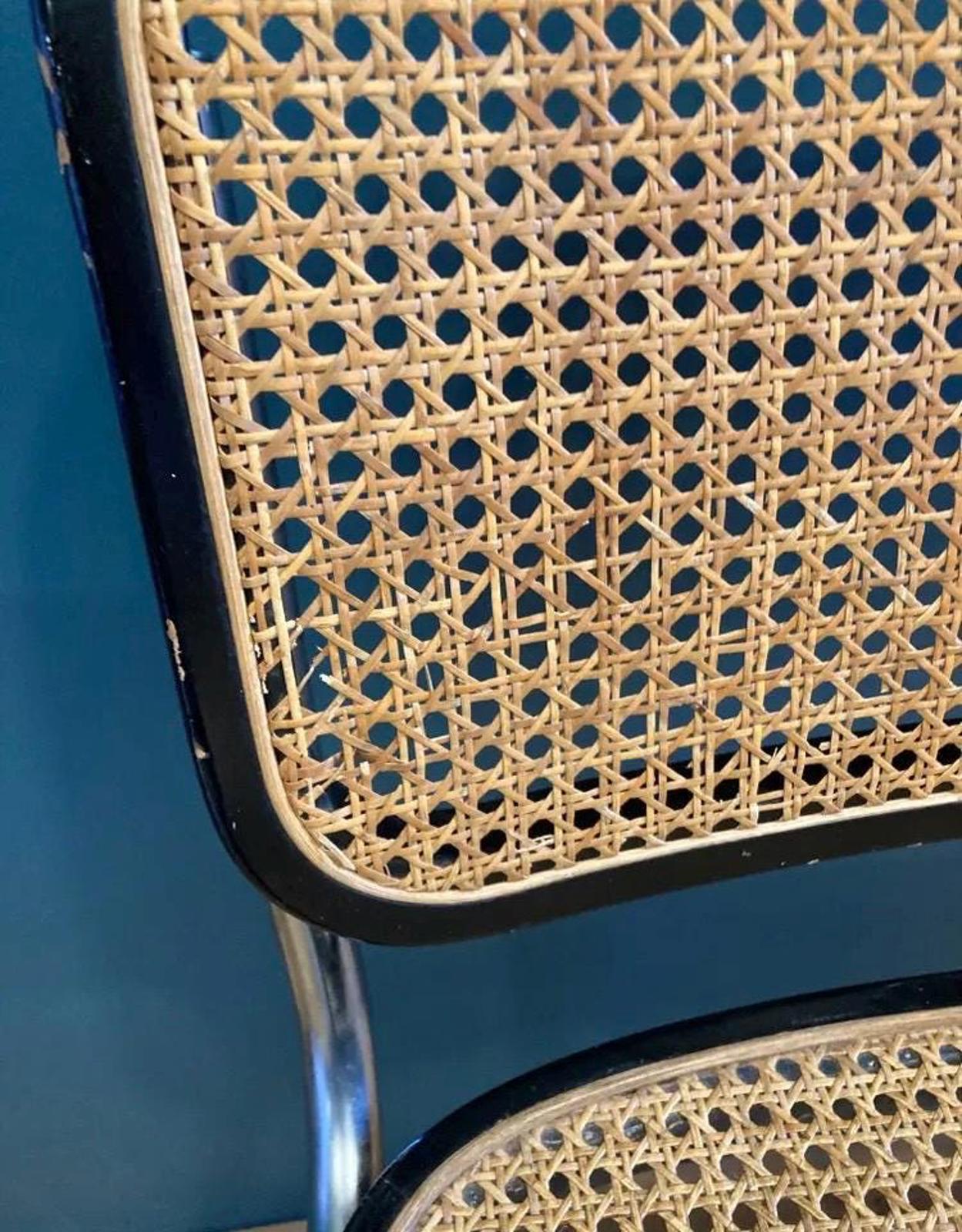 Midcentury Marcel Breuer Cantilever Cane Chair