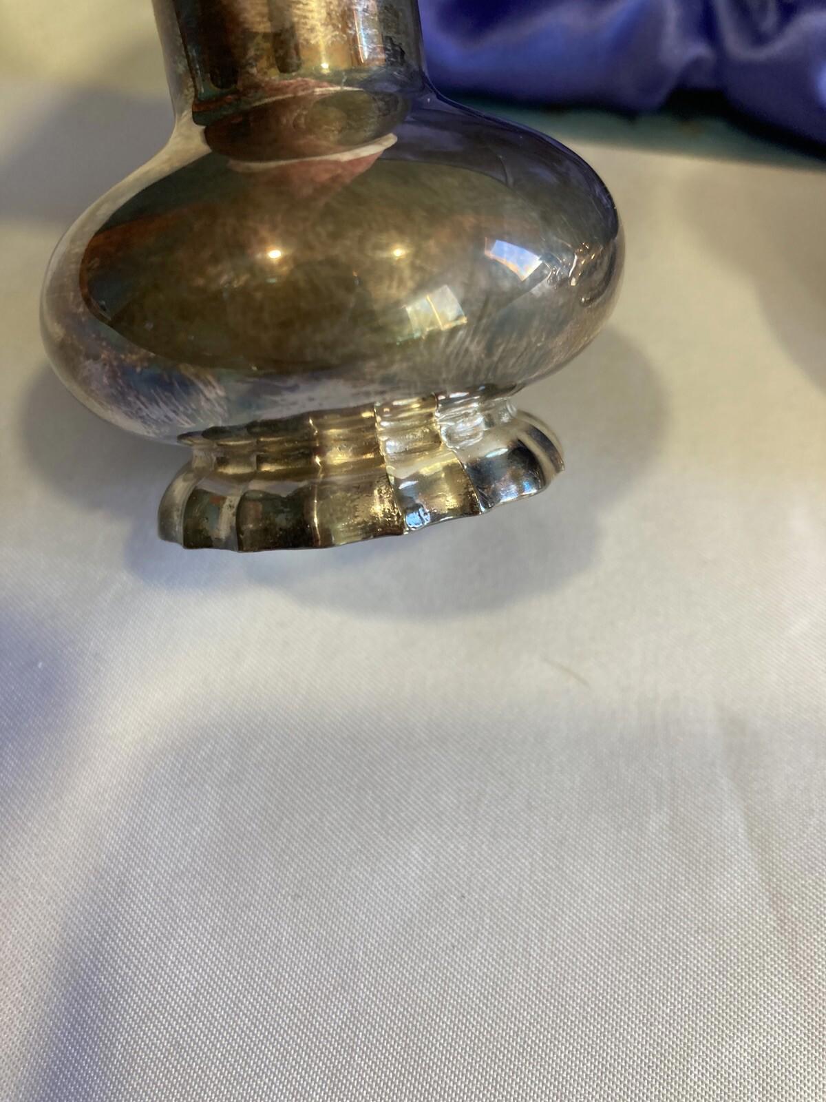 International Silver Co 6364 Silverplate Salt & Pepper shakers, 2 sets With Box