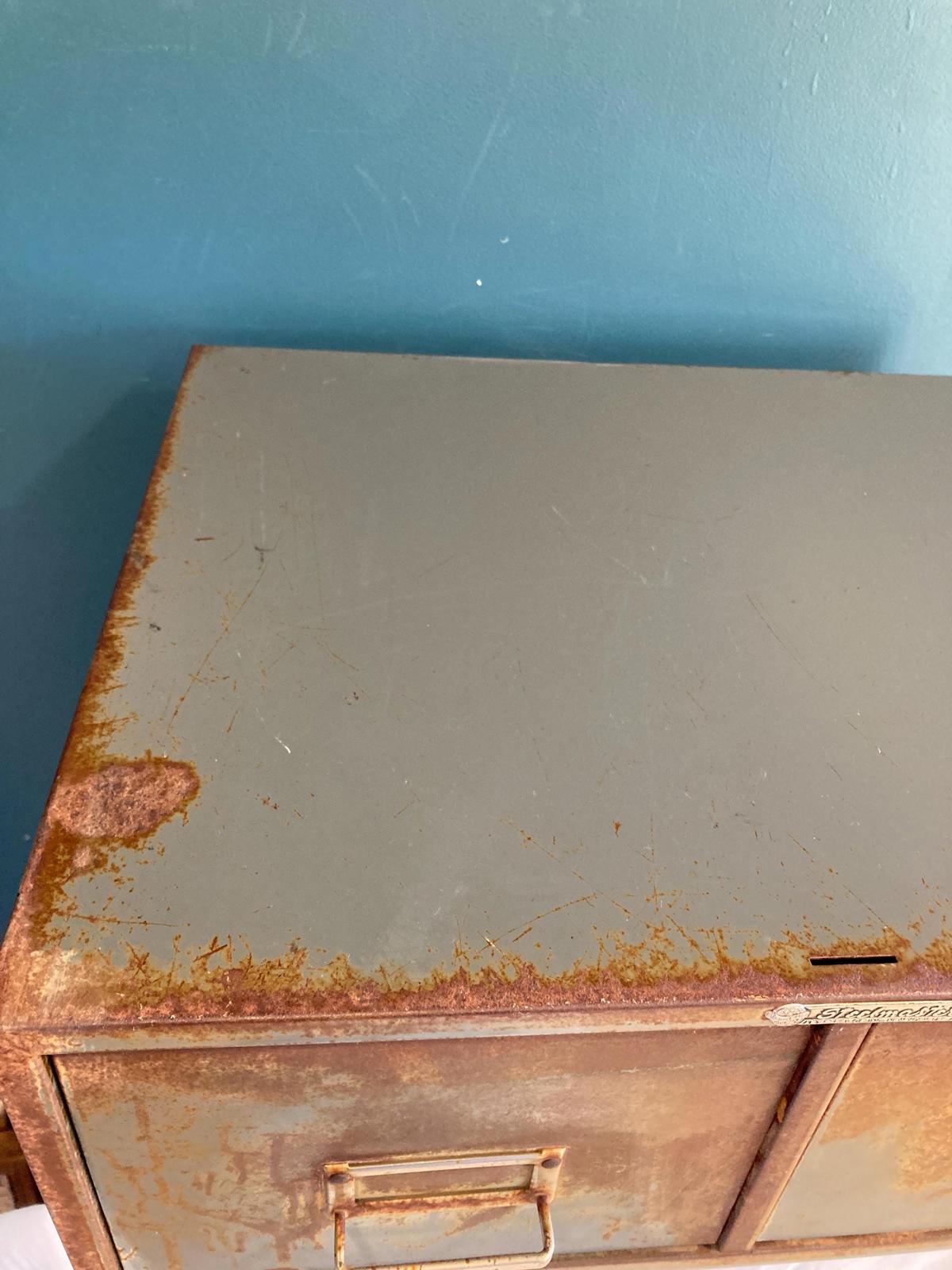 Mid-Century Steelmaster Index Card Filing Drawer Cabinet
