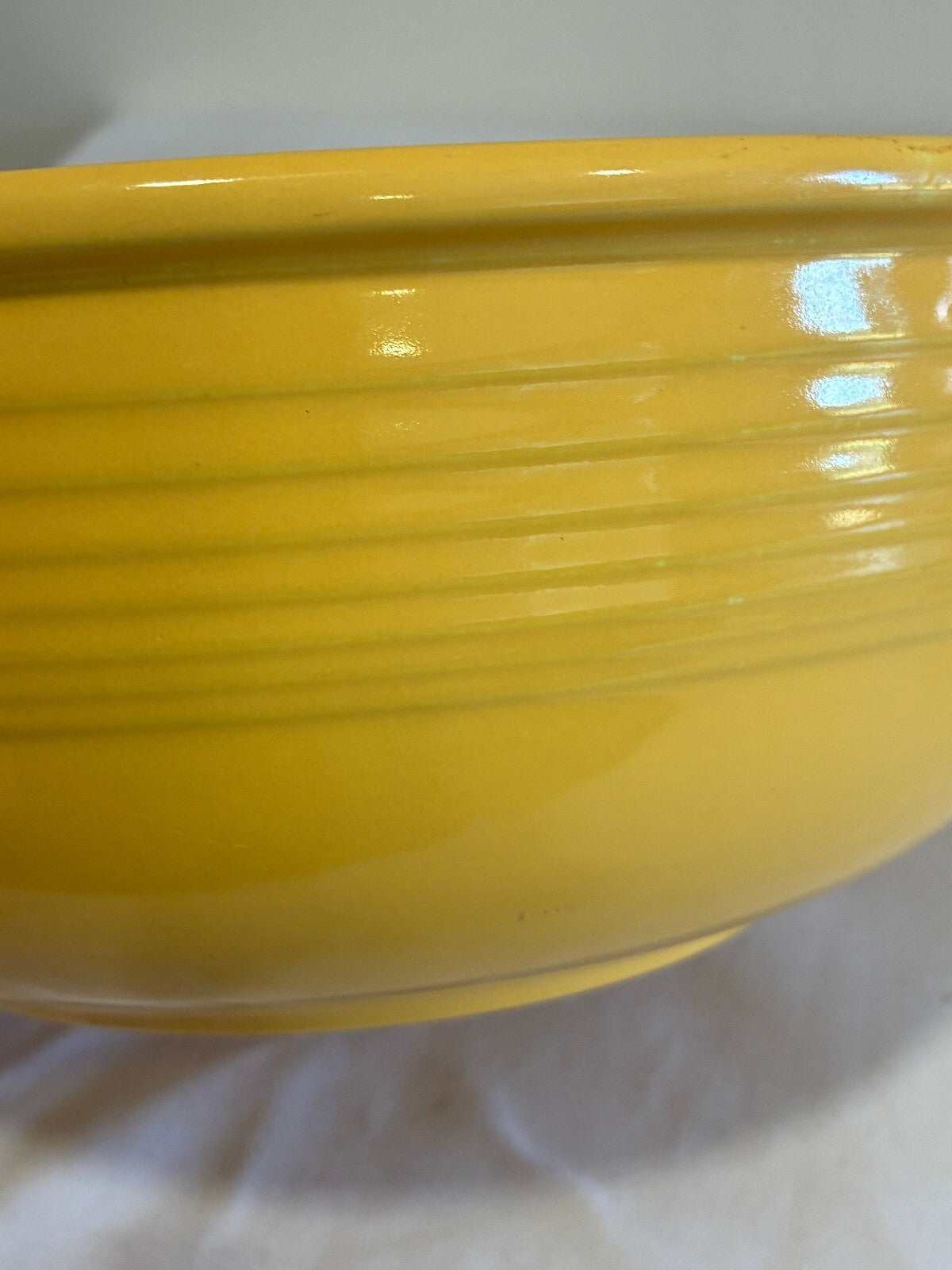 Rare Vintage Fiesta Yellow Ring Mixing Bowl | Homer Laughlin Fiestaware USA