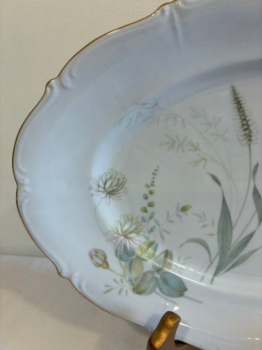 Vintage Forest Bavaria Germany "Harvest" Oval Serving Platter
