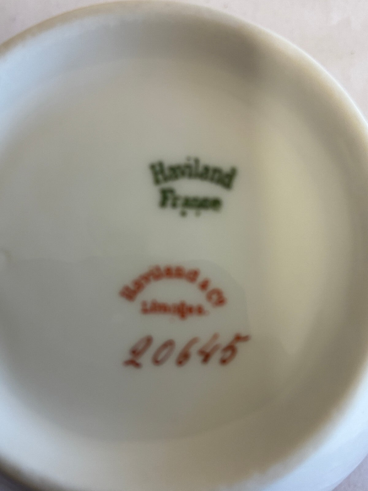 Antique Haviland & Co Limoges Covered Sugar Bowl | Gold Handle French Porcelain
