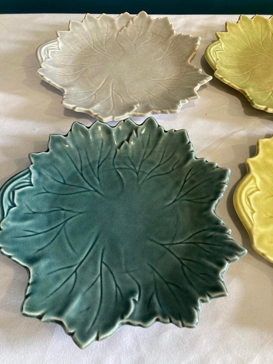 Vintage Woodfield by Steubenville Leaf Plates Set of 6