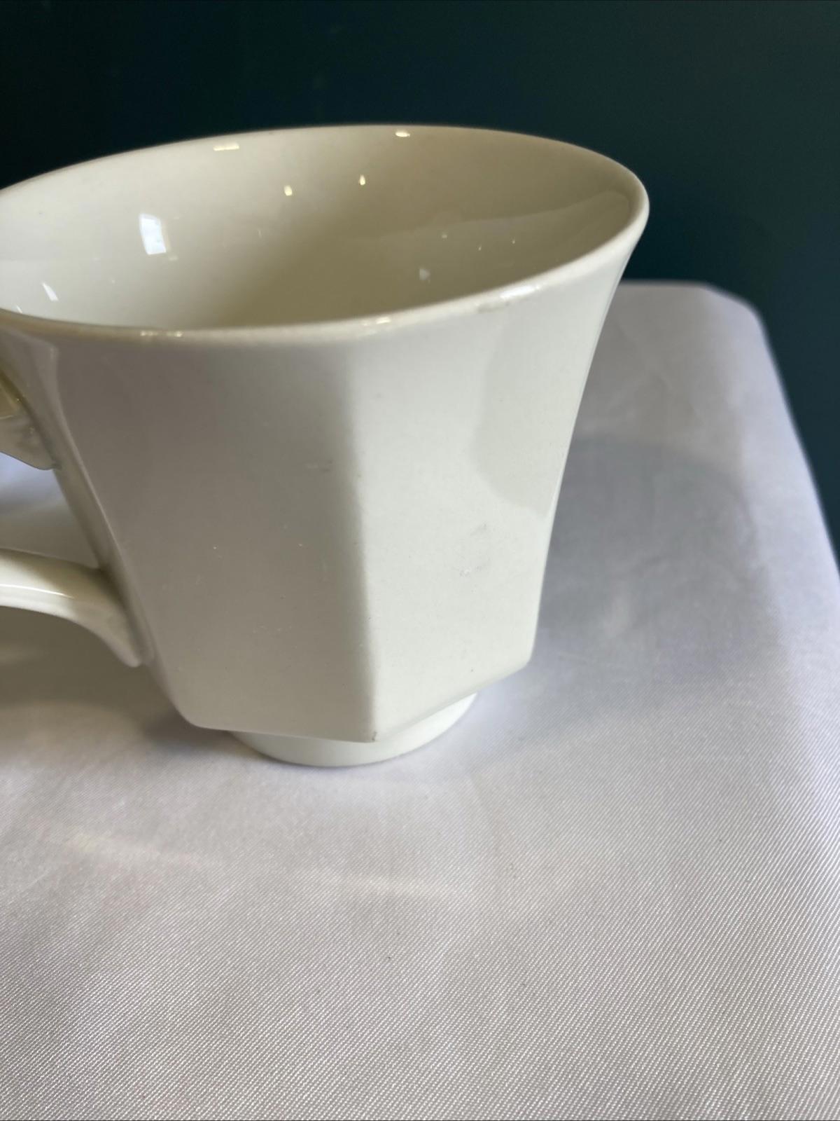 Johnson Brothers Heritage Ironstone White Coffee/Tea Cup 3" High Vintage Bead