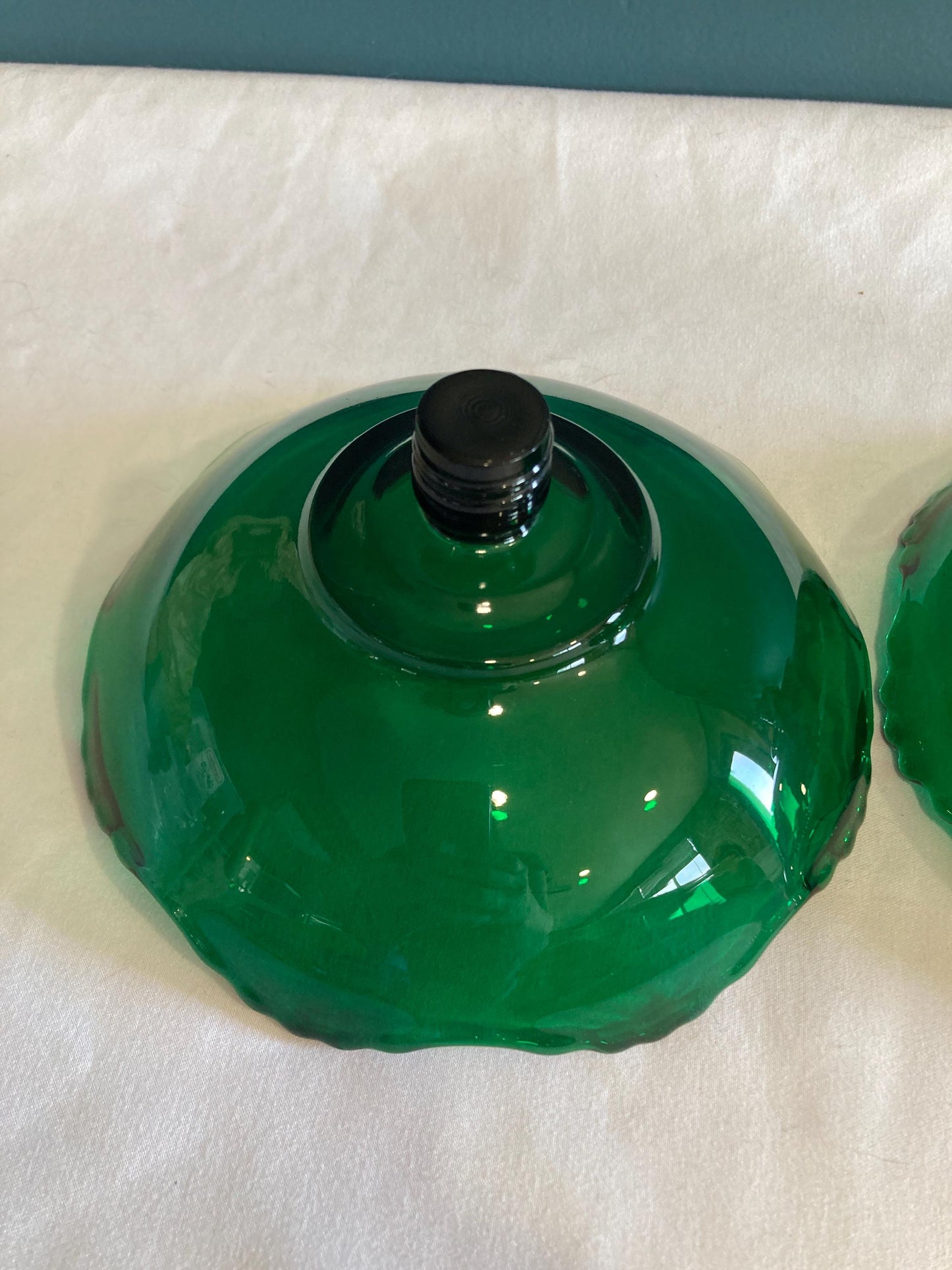 Vintage Farber Brothers Krome Kraft Candleholder Inserts, Set of 2