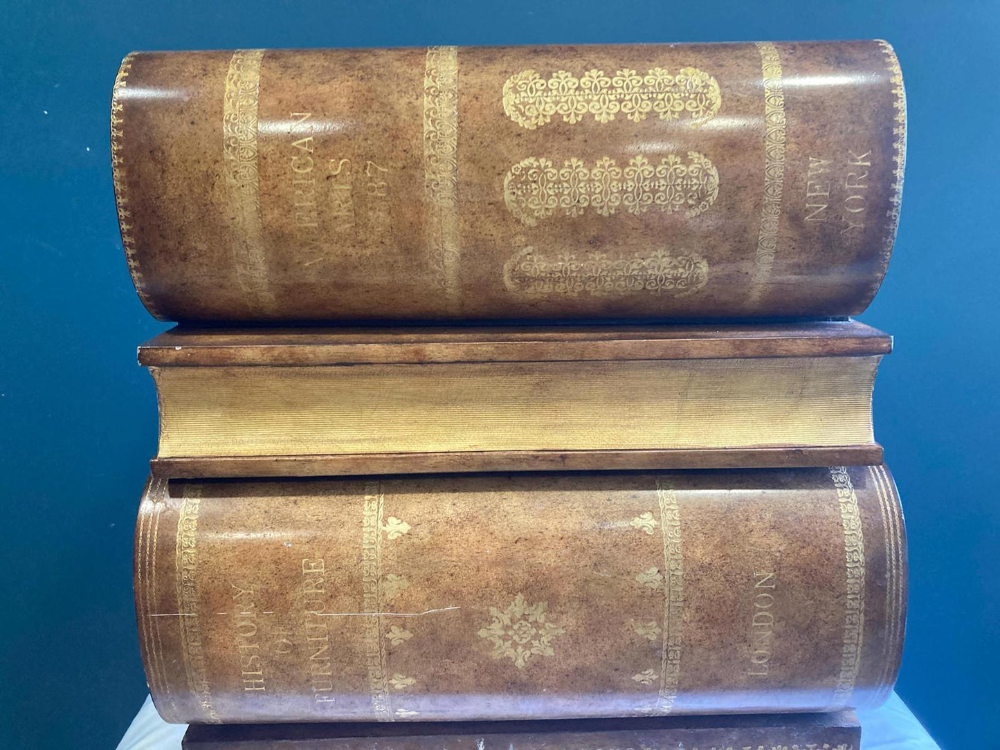 Maitland-Smith Stacked Books Side Table