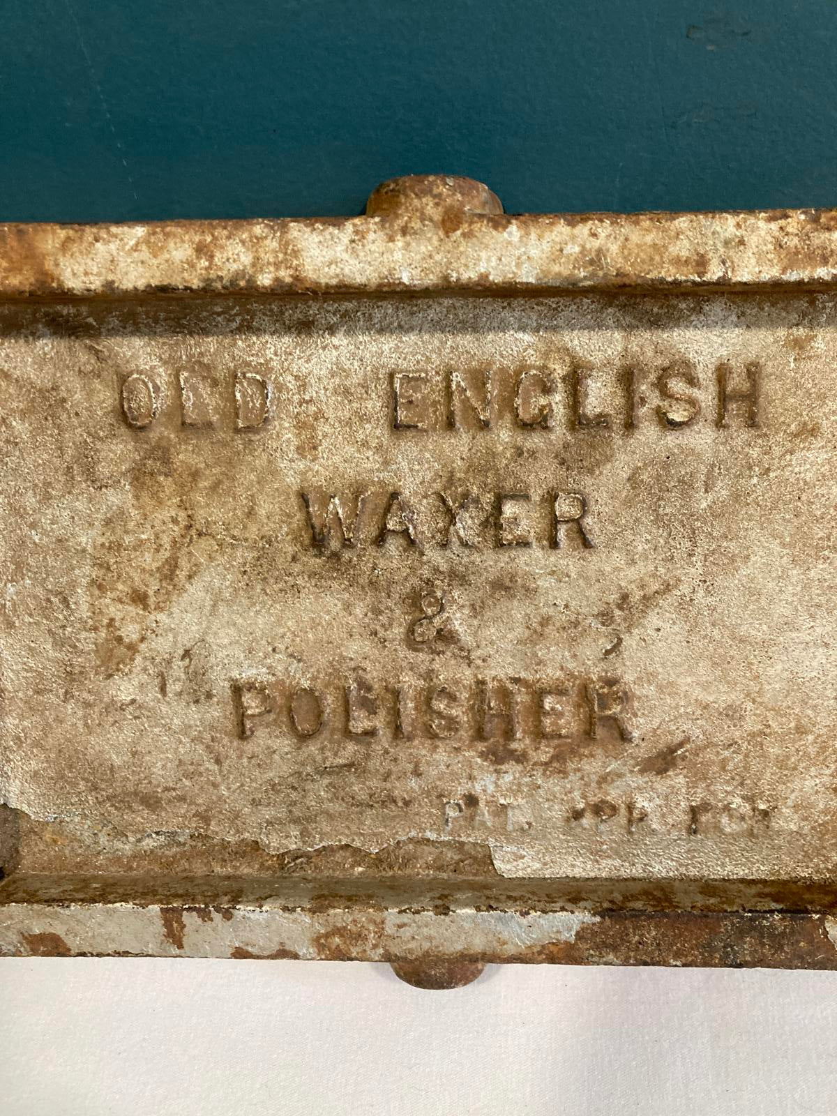 Old English Waxer & Polisher Metal Tray