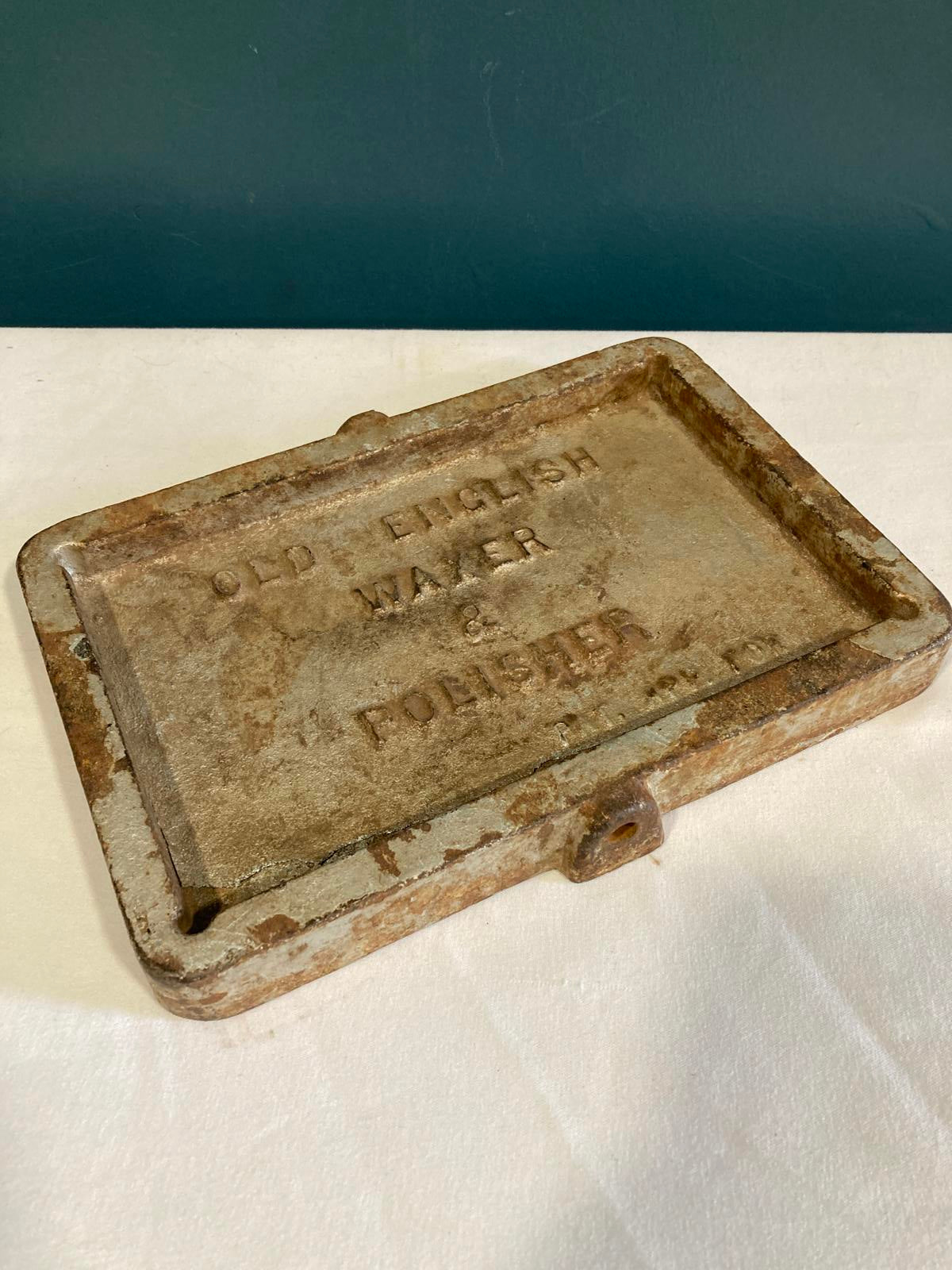 Old English Waxer & Polisher Metal Tray