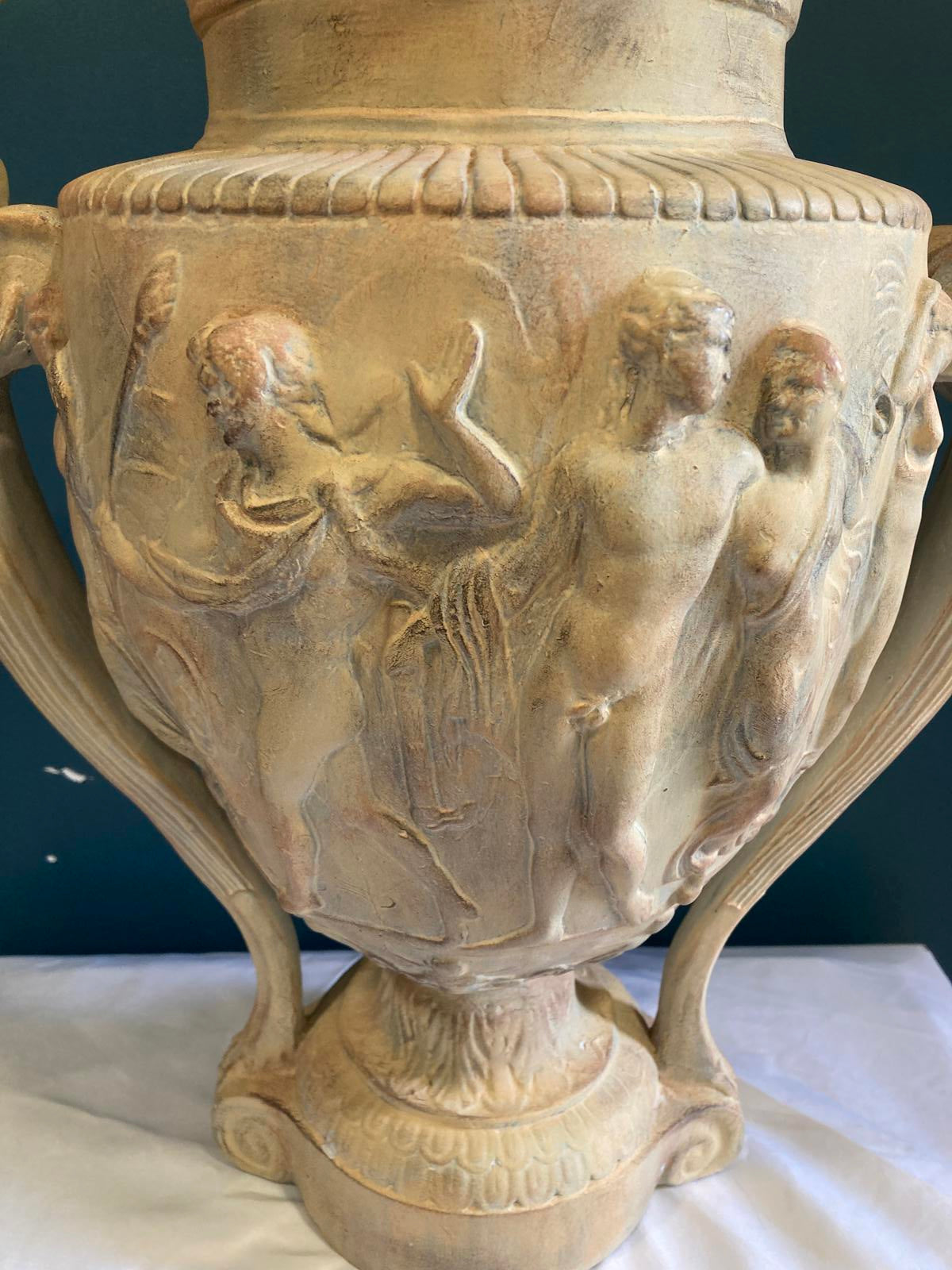 Alva Museum Relicas Townley Vase -Large Neoclassical Urn With Sculptural Handles