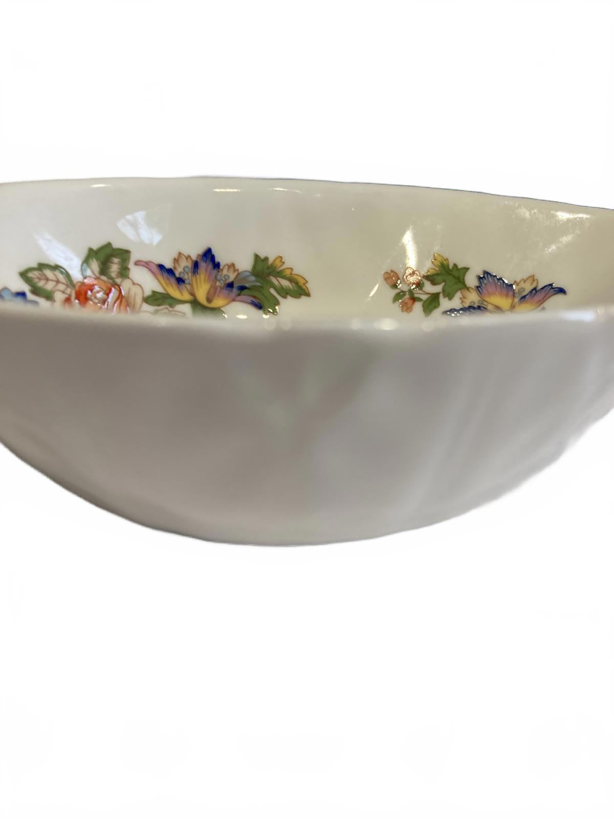 Aynsley Cottage Garden Oval Bowl – Vintage English Floral Trinket Dish
