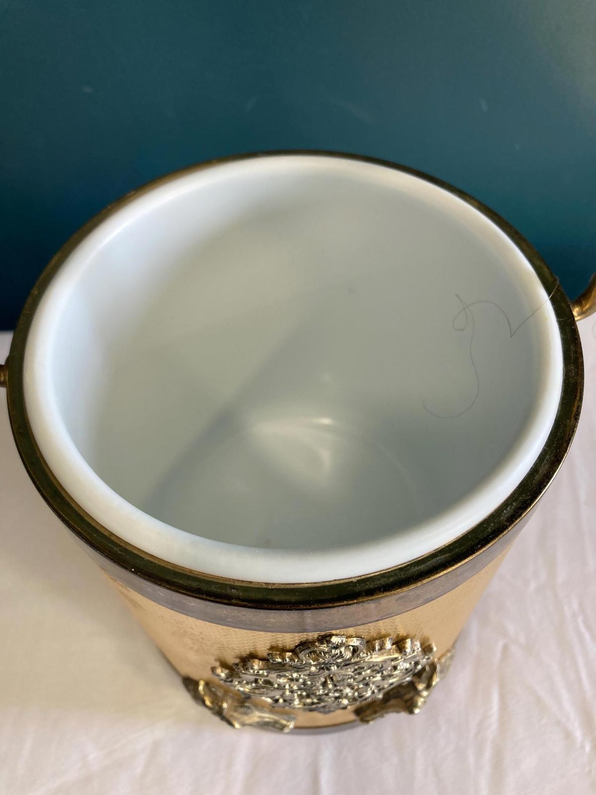 Vintage Horse Head & Crest Small Ice Bucket