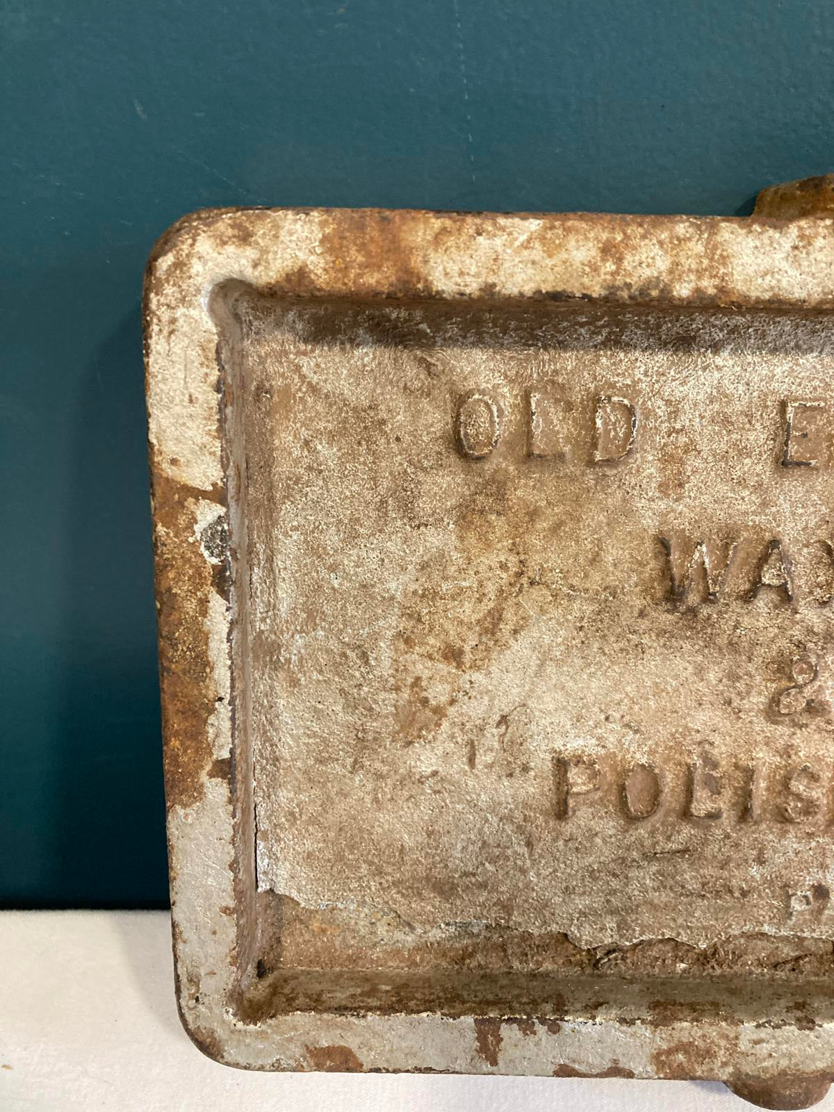 Old English Waxer & Polisher Metal Tray