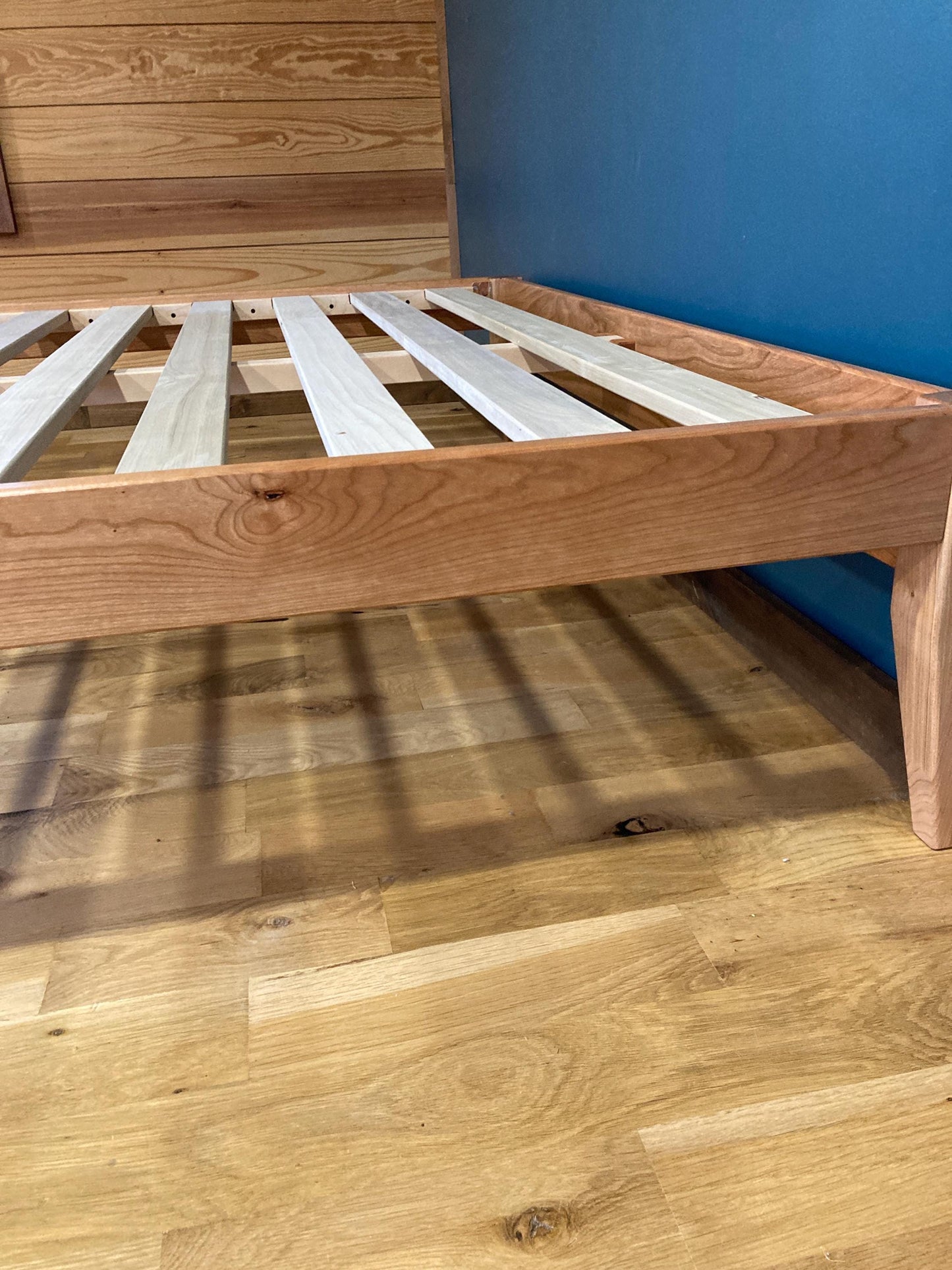 New Handmade Solid Cherry Platform Bed Frame