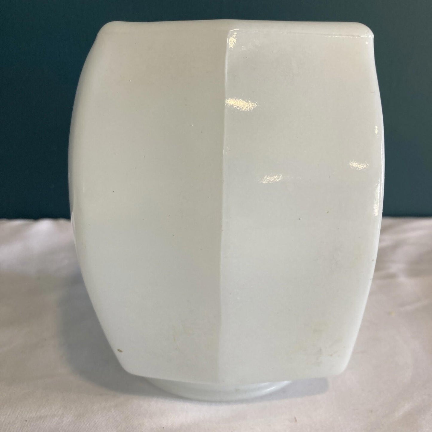 Vintage Mid-Century Milk Glass Star Sconce Shade – Globe Light Cover