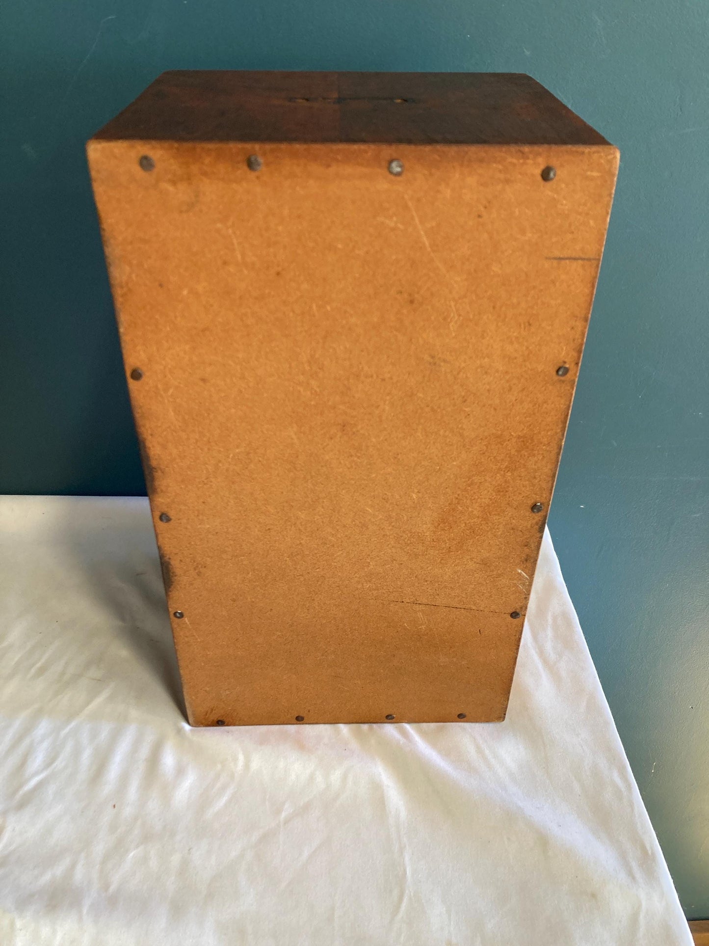 Vintage Solid Wood Box with Dovetails