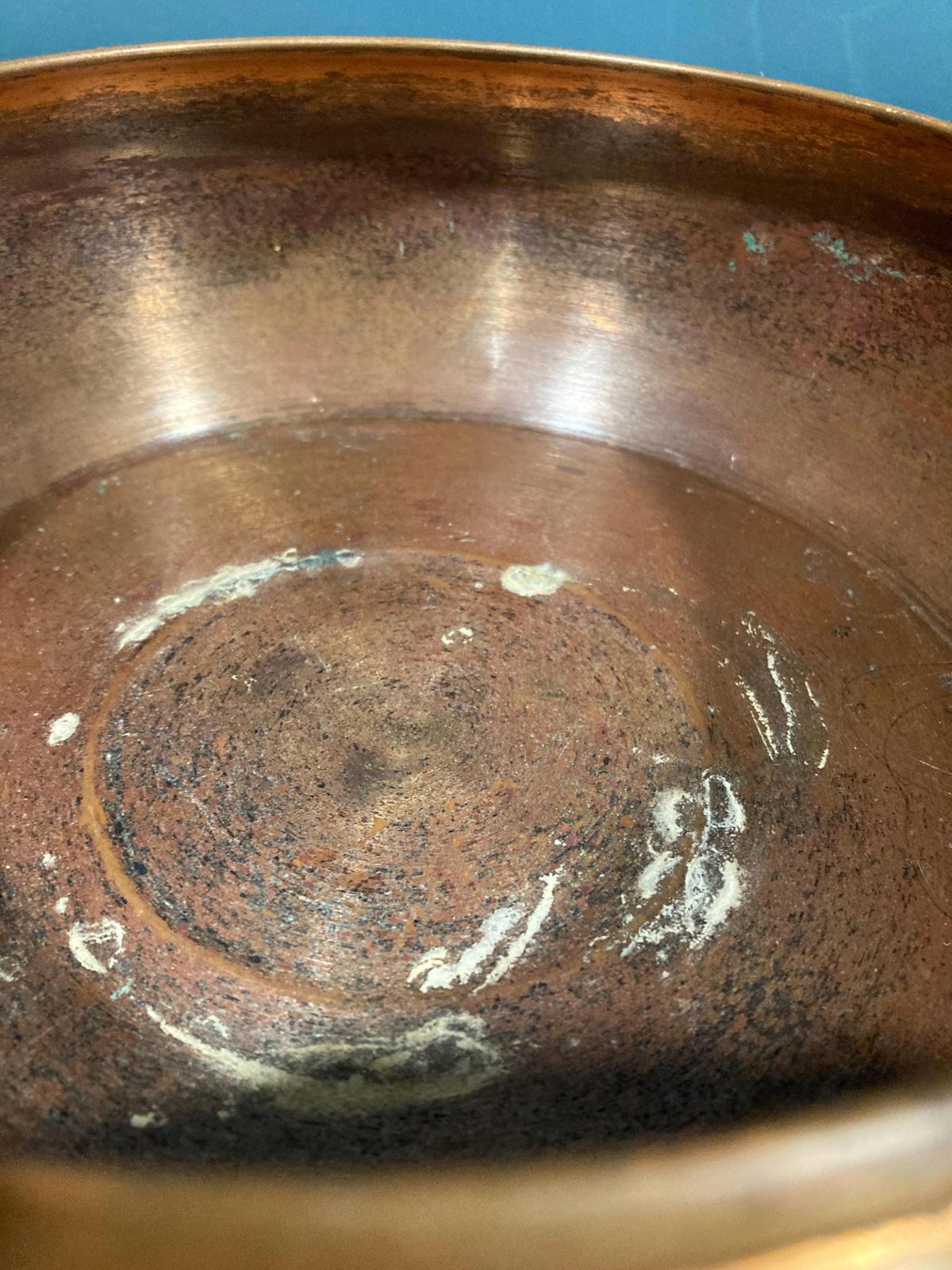 Vintage 7.5” Copper Planter